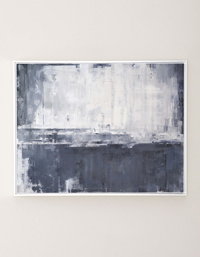 Grey And White Abstract Art ABSH16 - Neutralighting