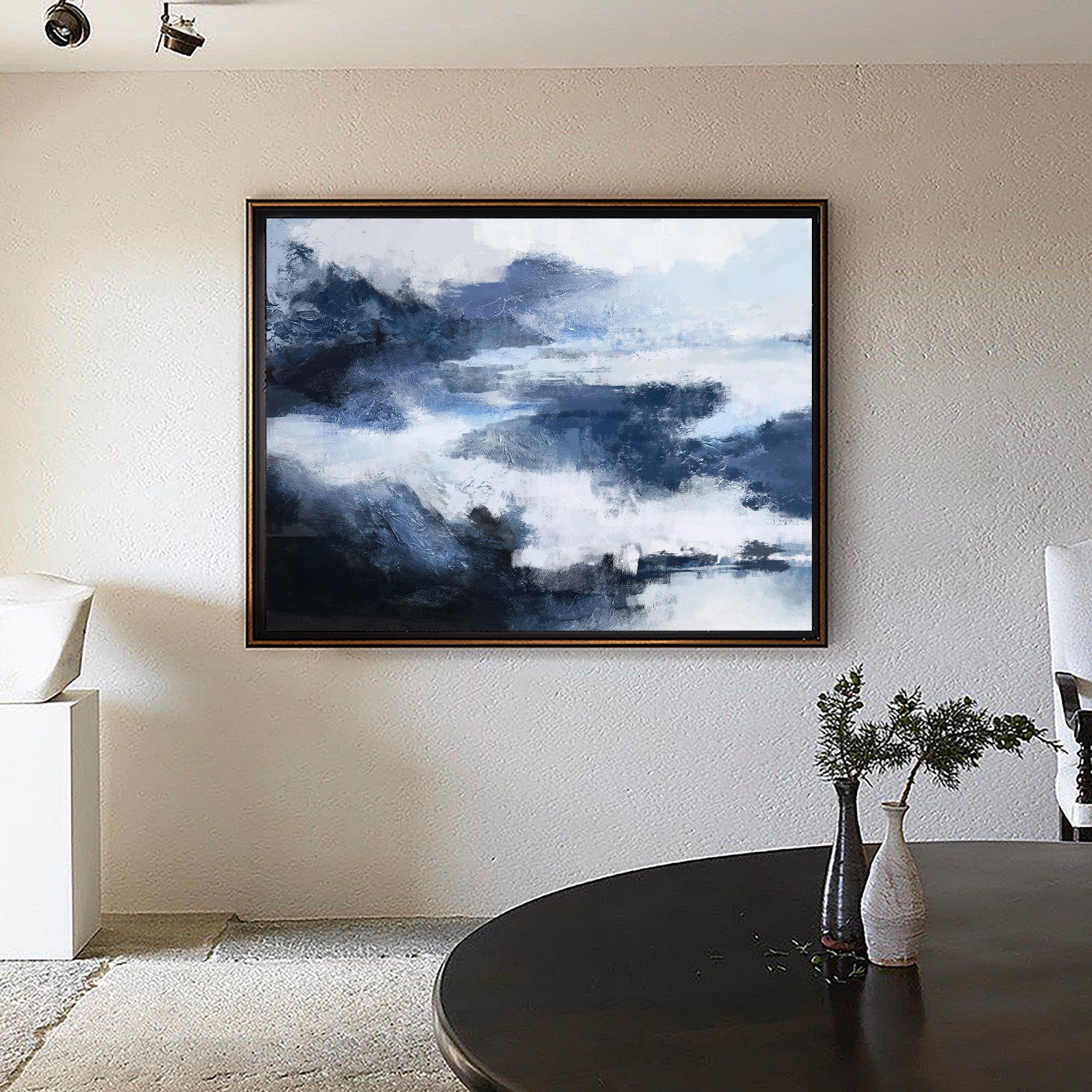 BLue Abstract Art ABAH37 - Neutralighting