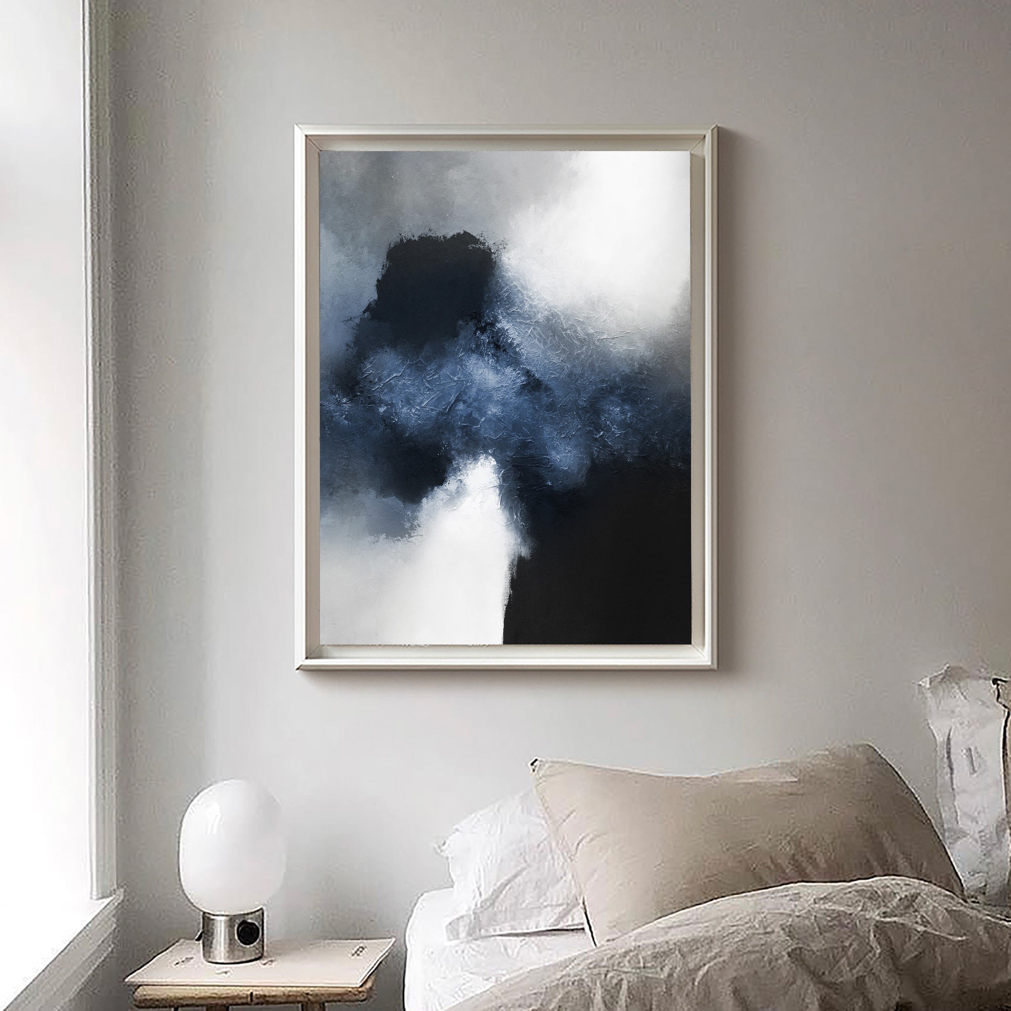 Blue Black Abstract Art ABAV04 - Neutralighting