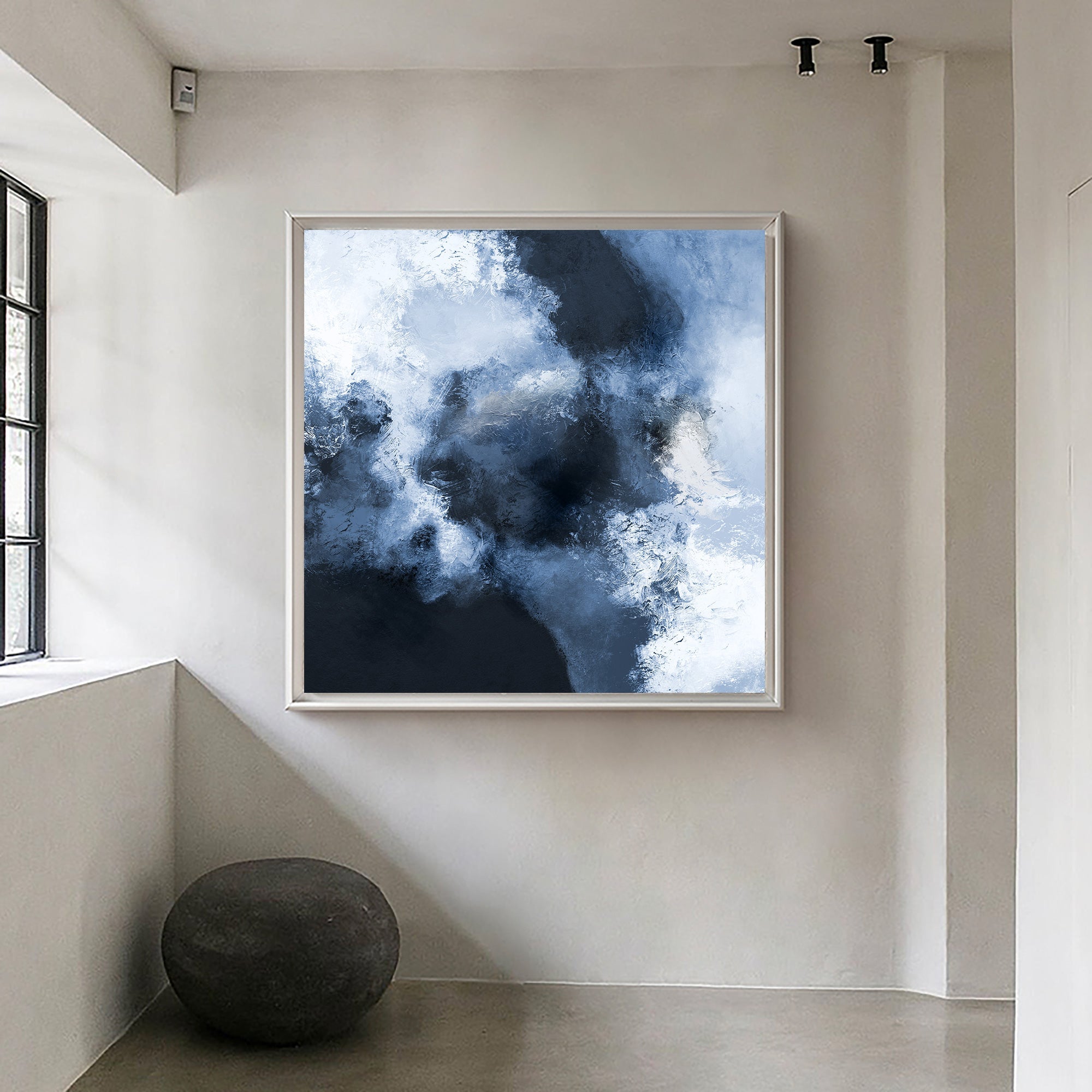 Blue Abstract Art