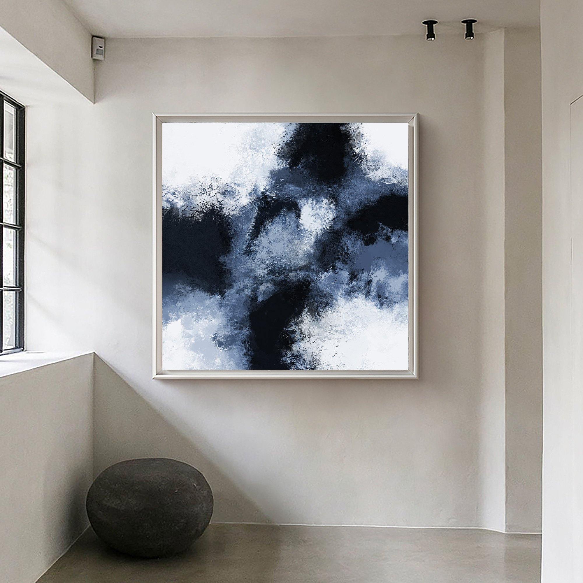 Abstract BLue Painting