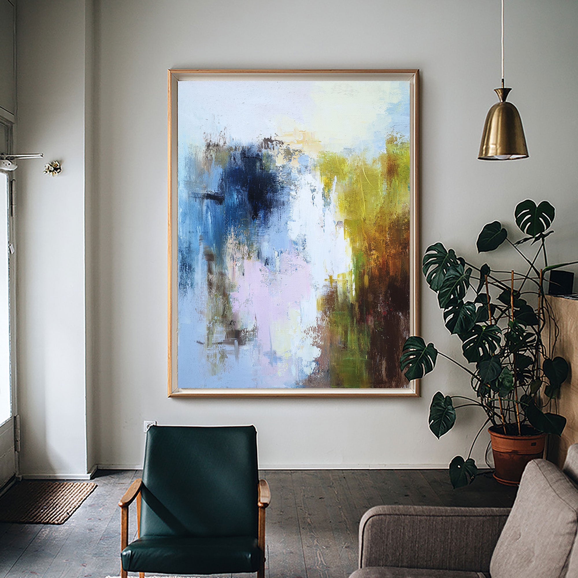 Modern Abstract Canvas Oil Painting