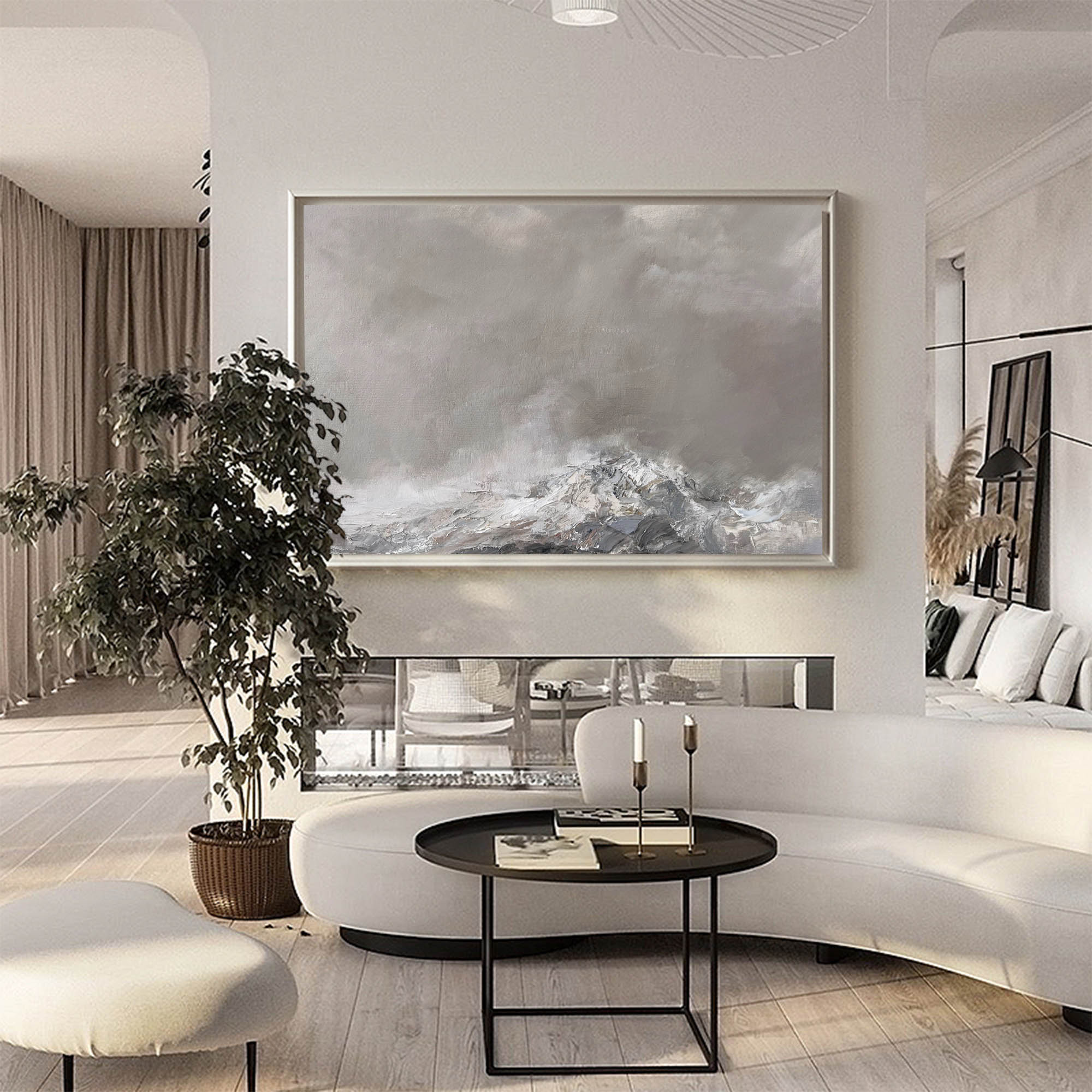 Modern Abstract Painting ABAH93 - Neutralighting