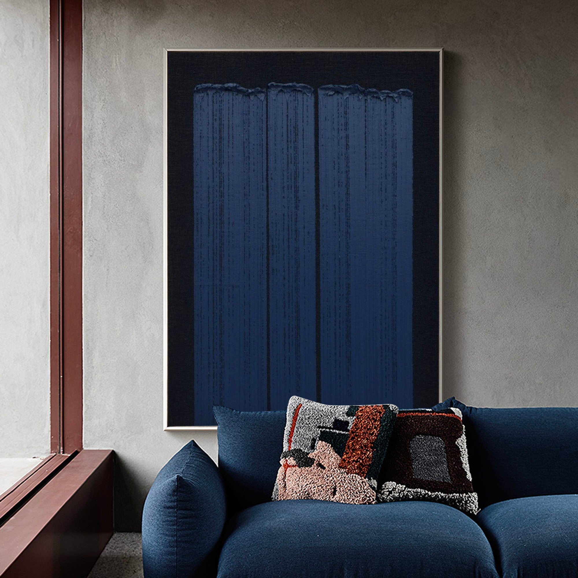 Blue Minimalist Painting ABAV293 - Neutralighting