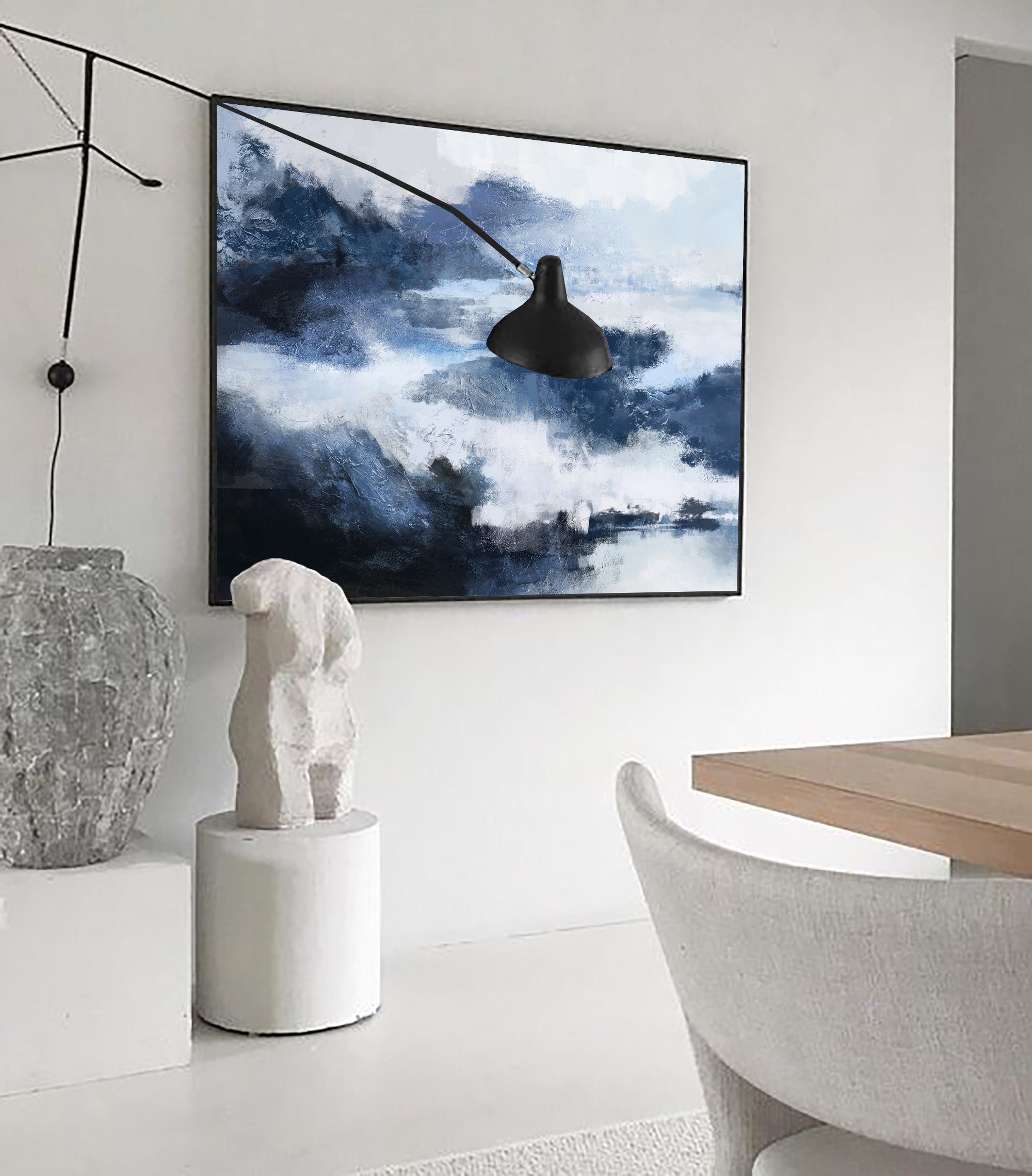 BLue Abstract Art ABAH37 - Neutralighting