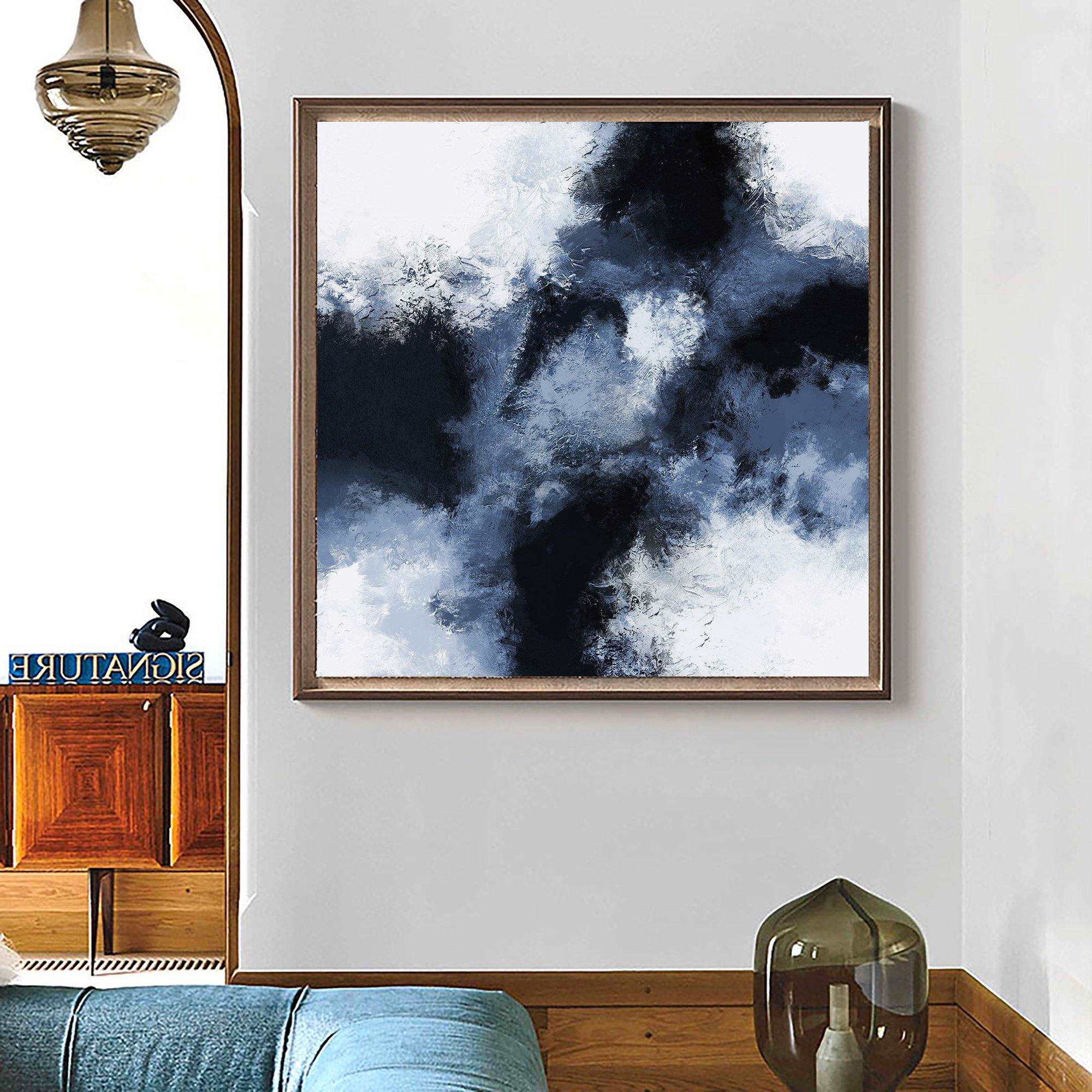 Abstract BLue Painting