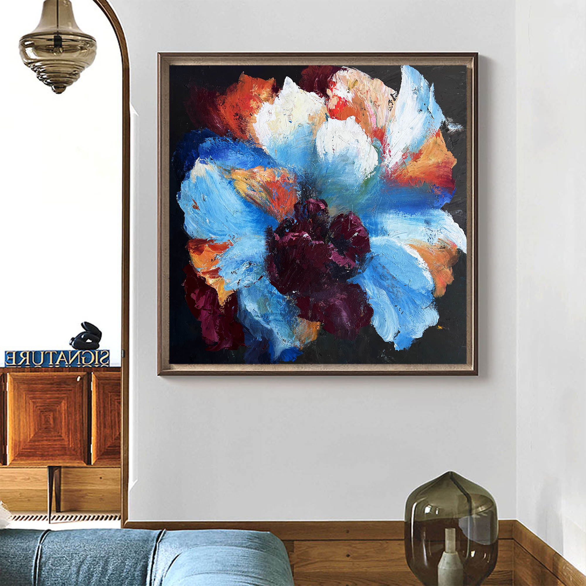 Modern Flower Painting ABFS03 - Neutralighting