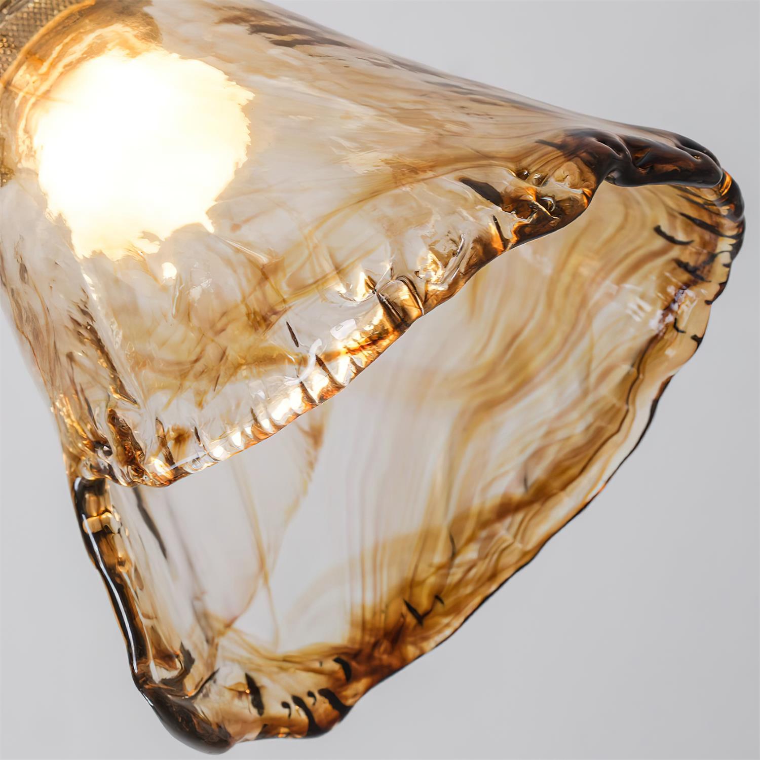 Beyona Amber Glass Chandelier - Neutralighting