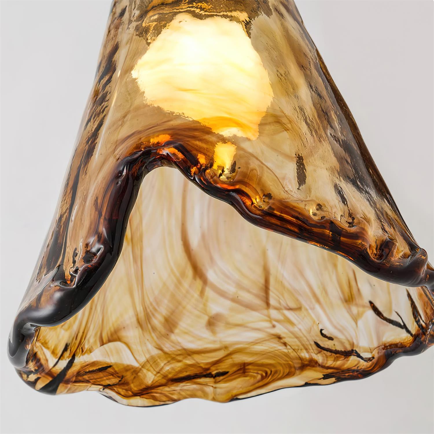 Beyona Amber Glass Chandelier - Neutralighting