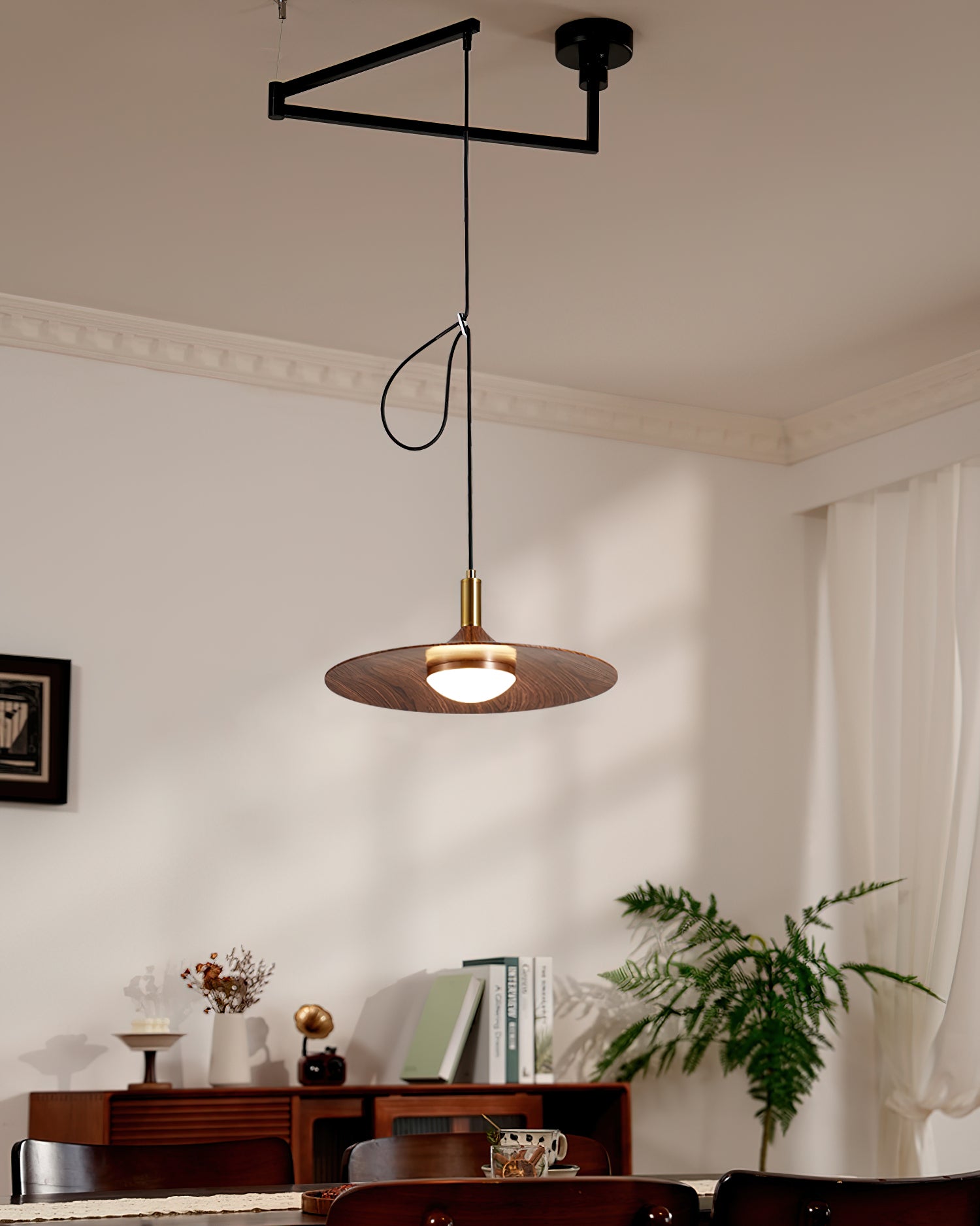 Veylo Adjustable Swing Arm Pendant Light - Neutralighting