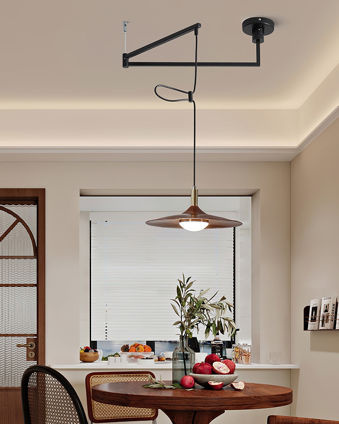 Veylo Adjustable Swing Arm Pendant Light - Neutralighting