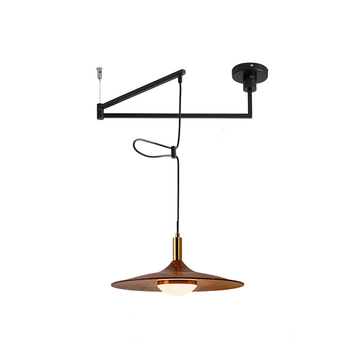 Veylo Adjustable Swing Arm Pendant Light - Neutralighting