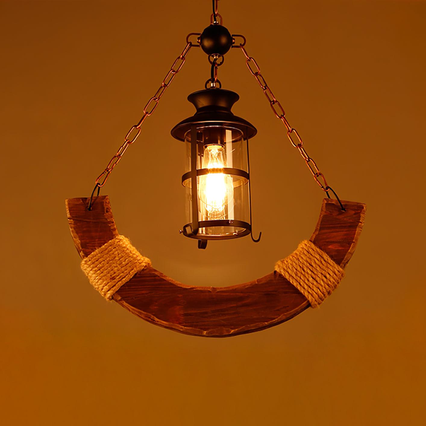 Aurzorir Vintage Wood Chandelier - Neutralighting