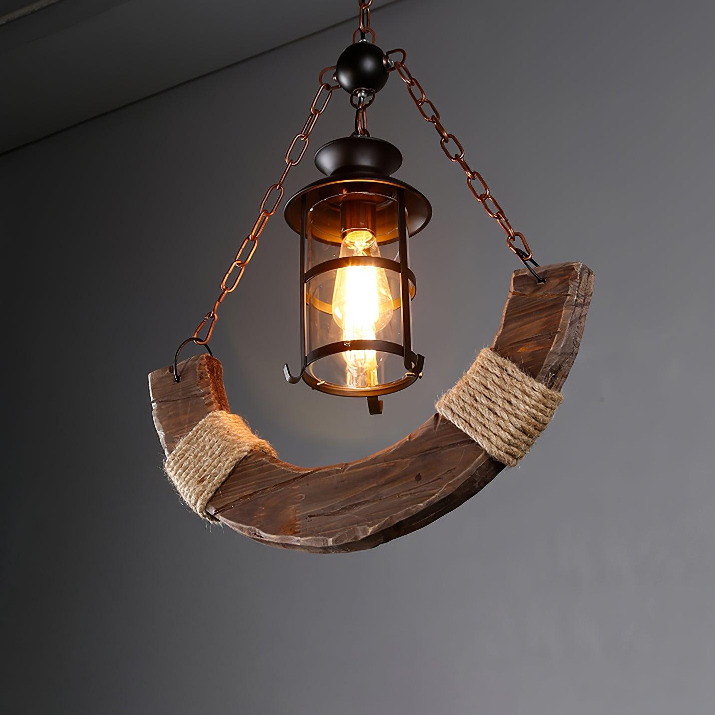 Aurzorir Vintage Wood Chandelier - Neutralighting