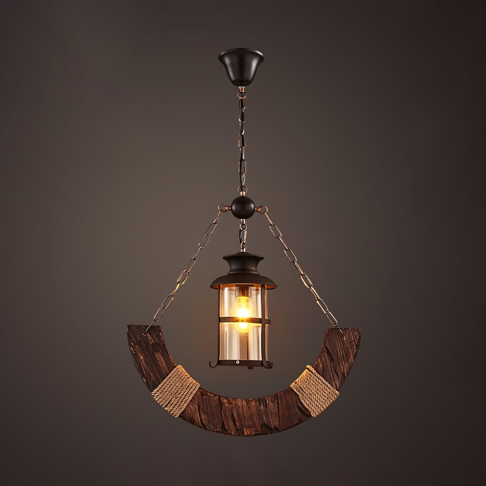 Aurzorir Vintage Wood Chandelier - Neutralighting