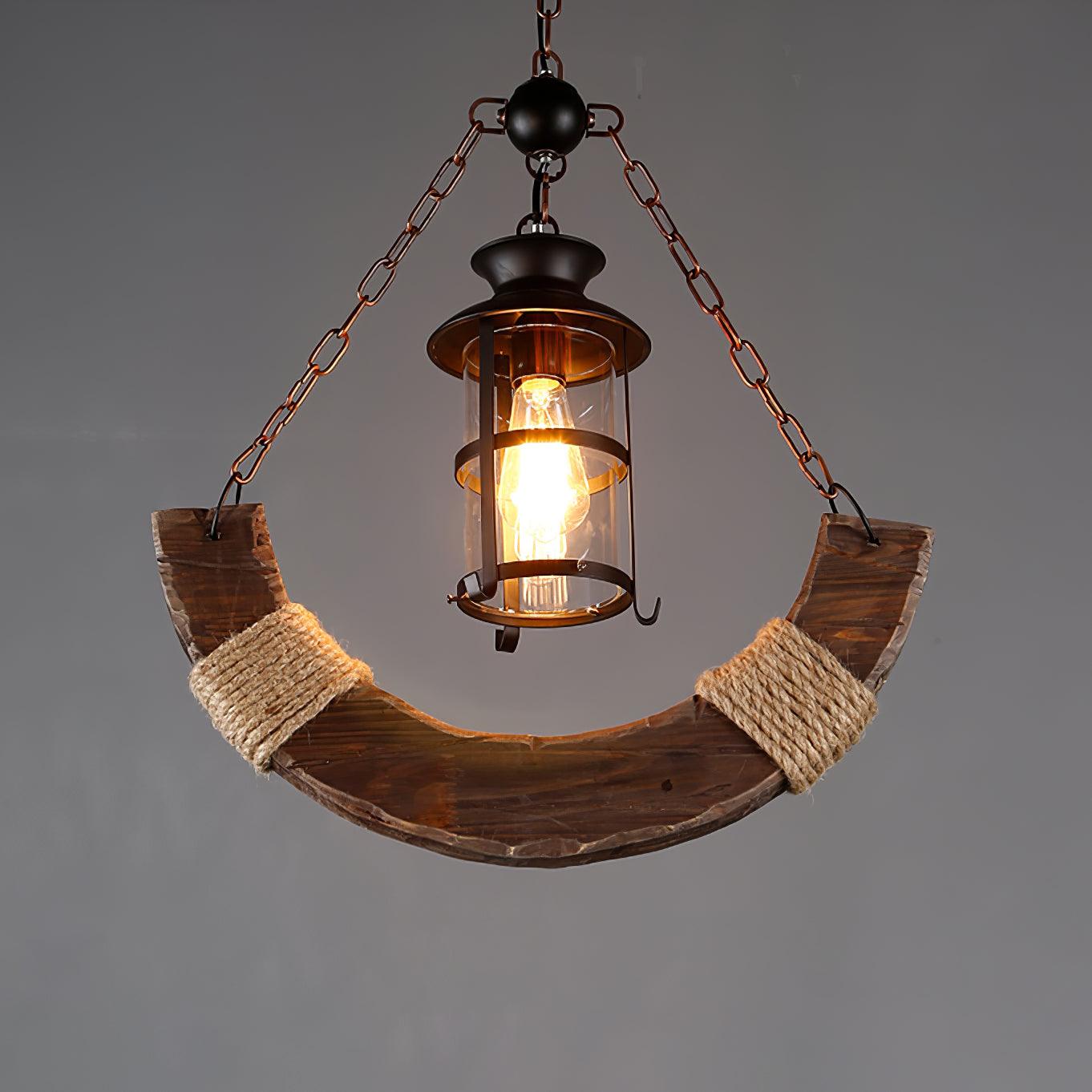 Aurzorir Vintage Wood Chandelier - Neutralighting