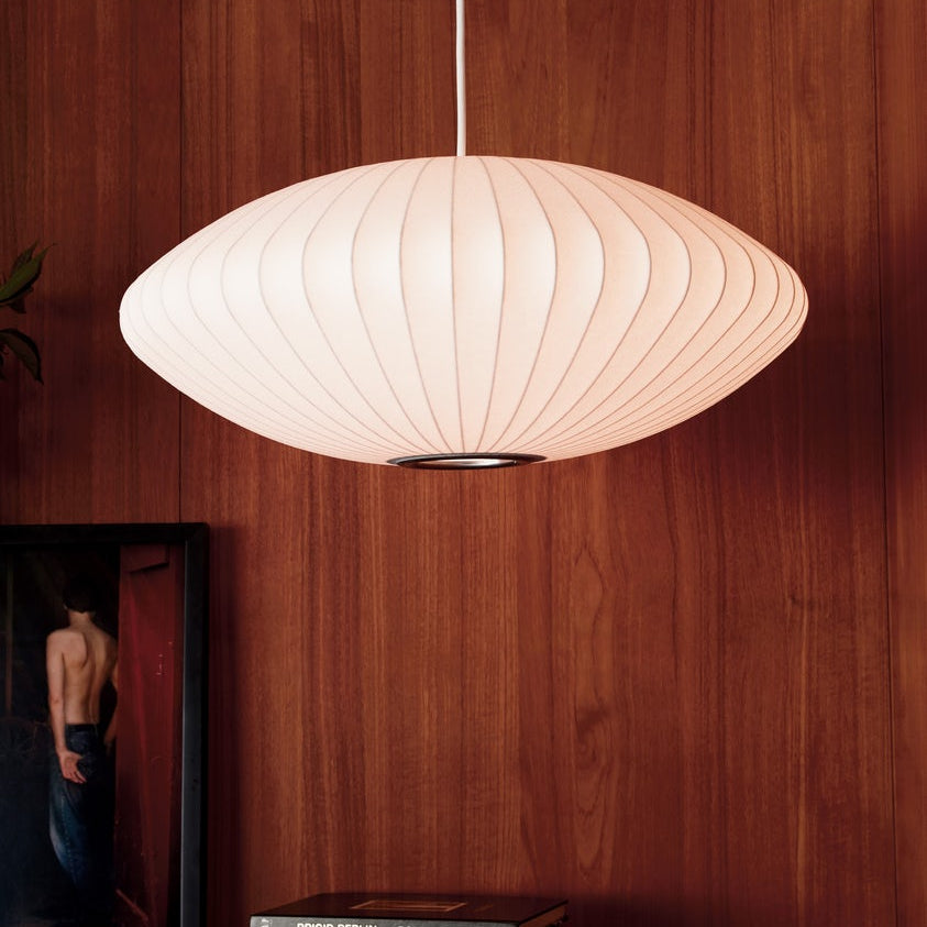 Etrio Pendant Light Bubble Mulberry Silk - Neutralighting