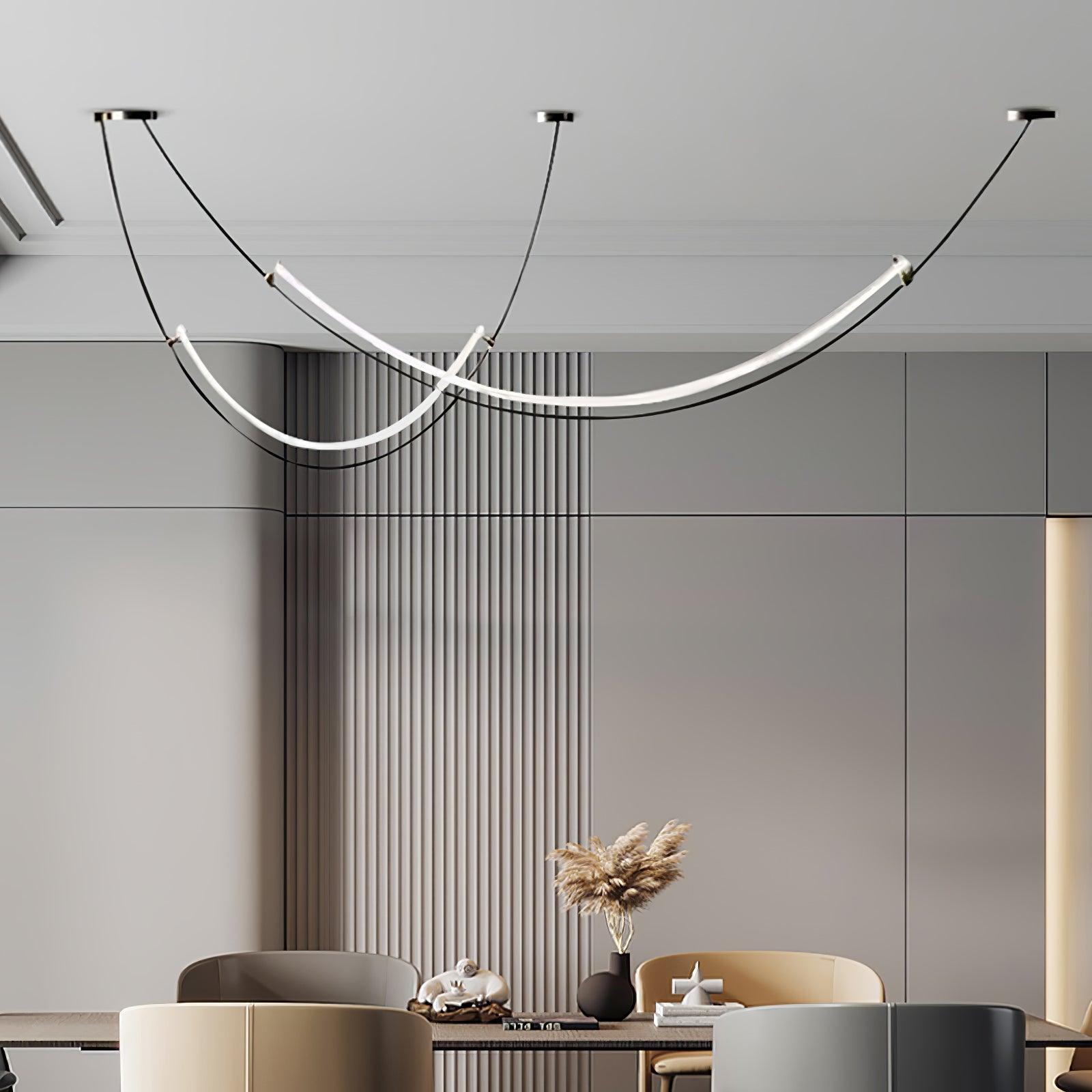 Zephira Curved LED Pendant Light - Neutralighting