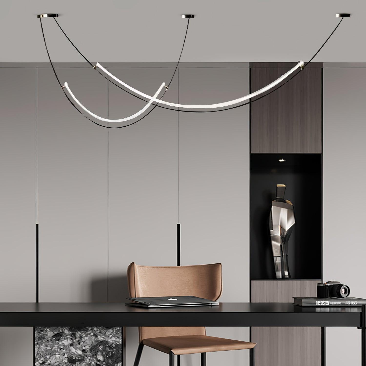 Zephira Curved LED Pendant Light - Neutralighting