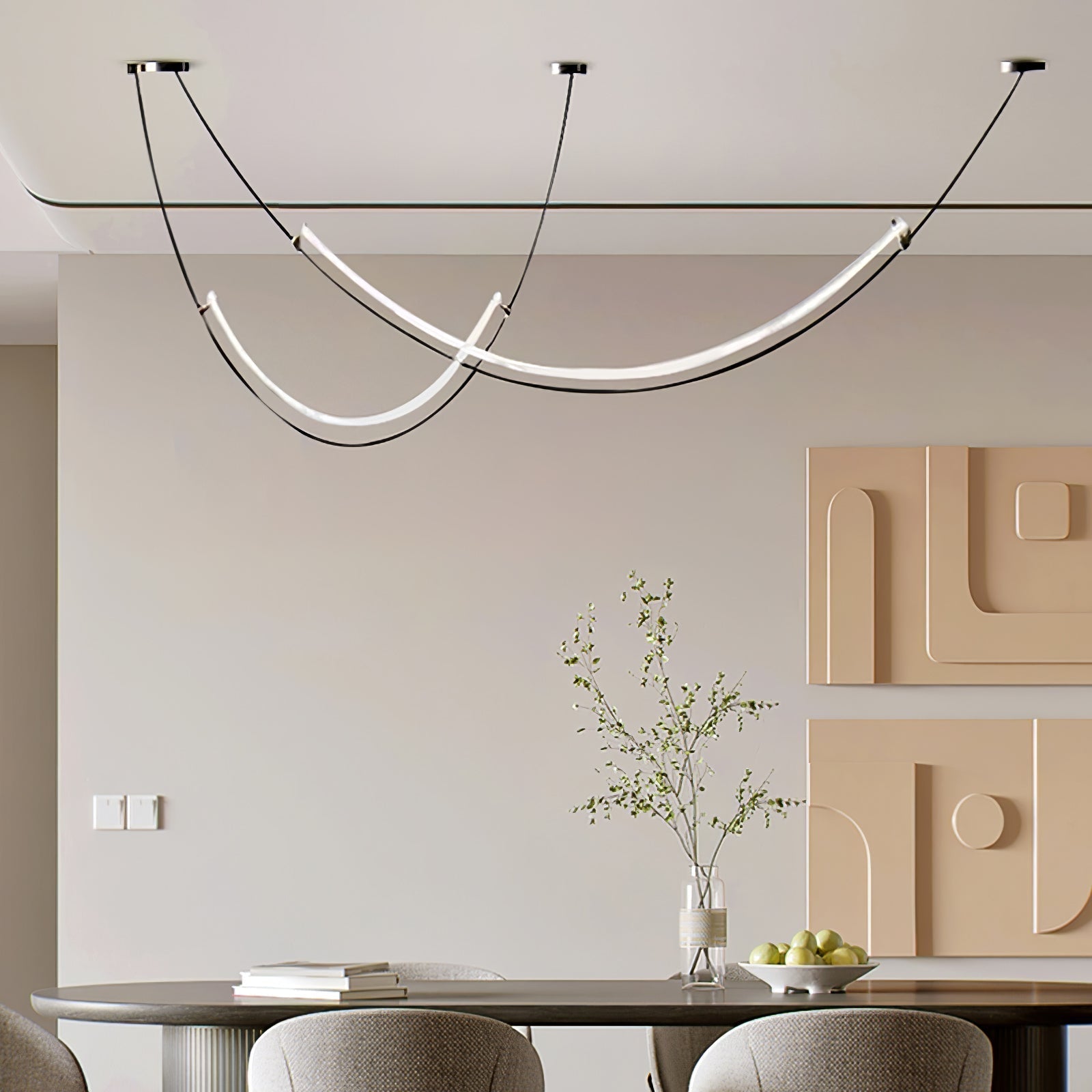 Zephira Curved LED Pendant Light - Neutralighting
