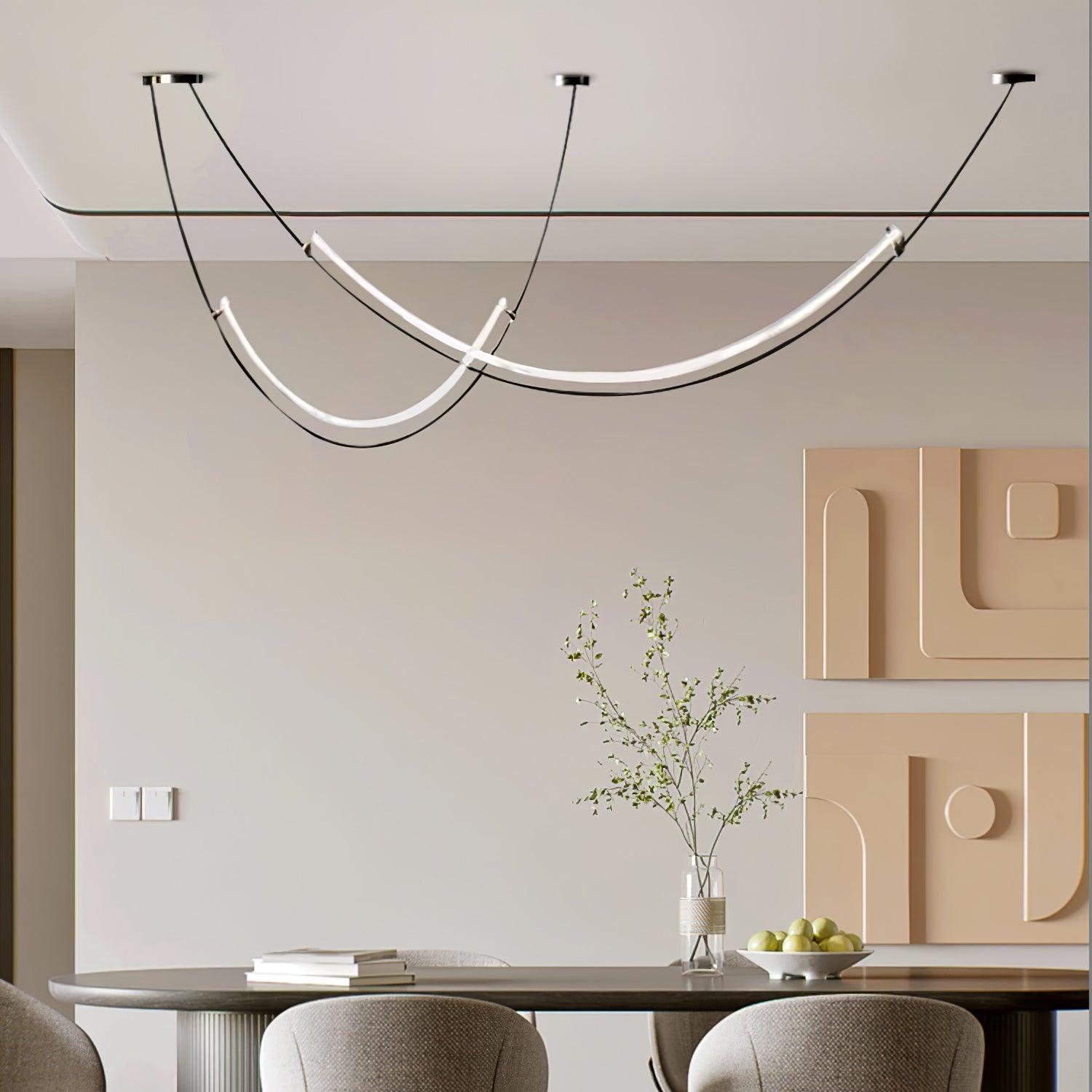 Zephira Curved LED Pendant Light - Neutralighting