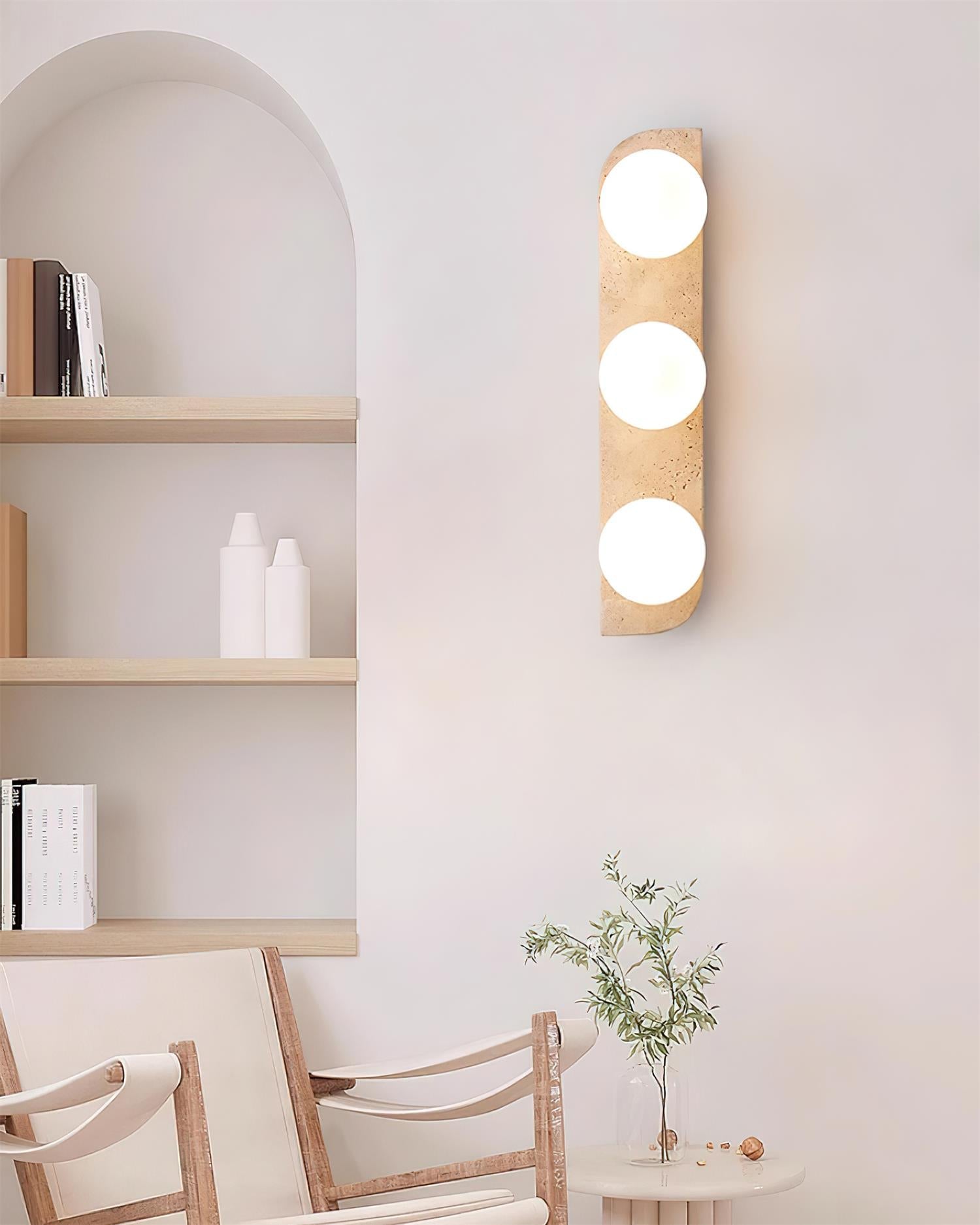 Ritta Travertine Wall Lamp - Neutralighting