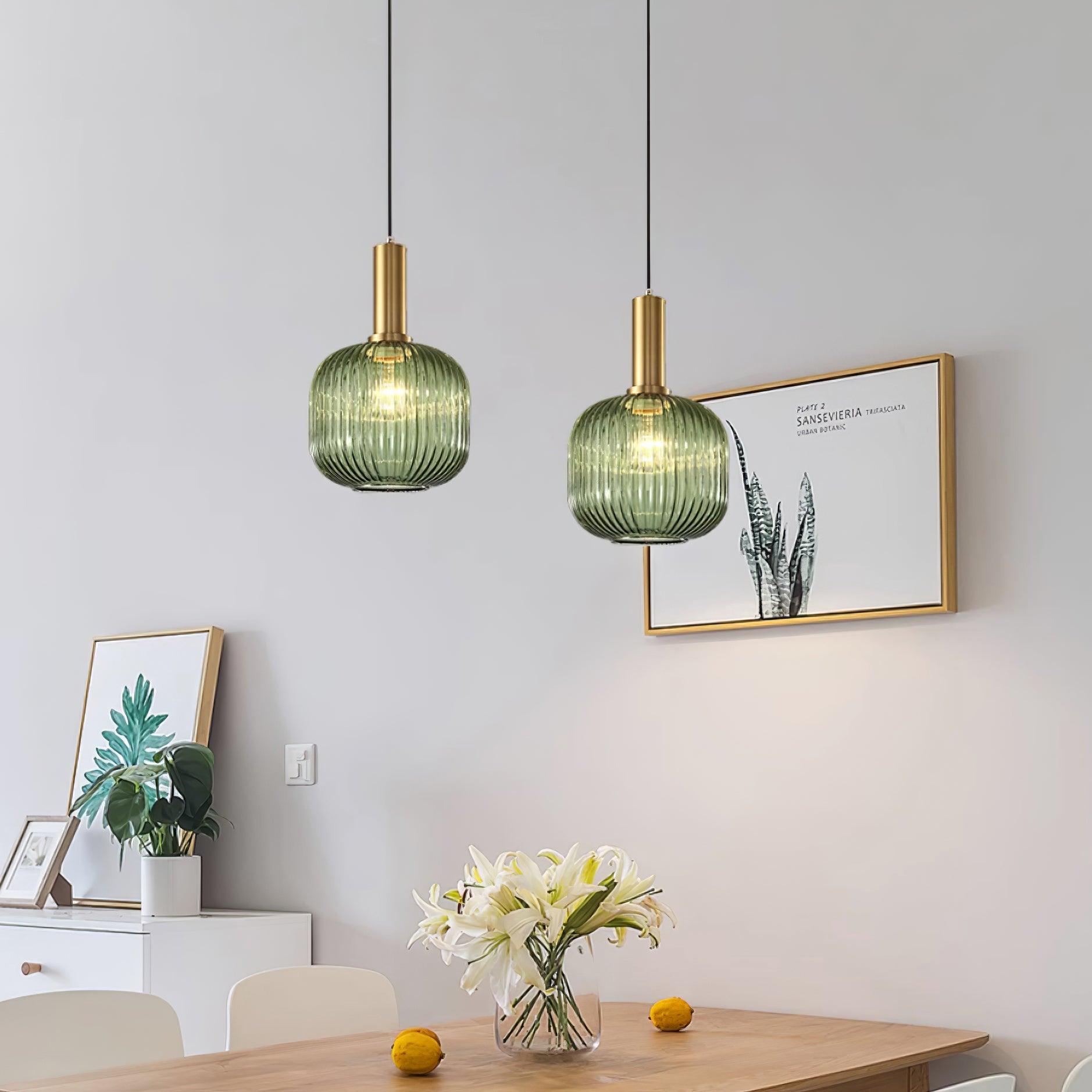 Elara Ribbed Pendant Lamp - Neutralighting