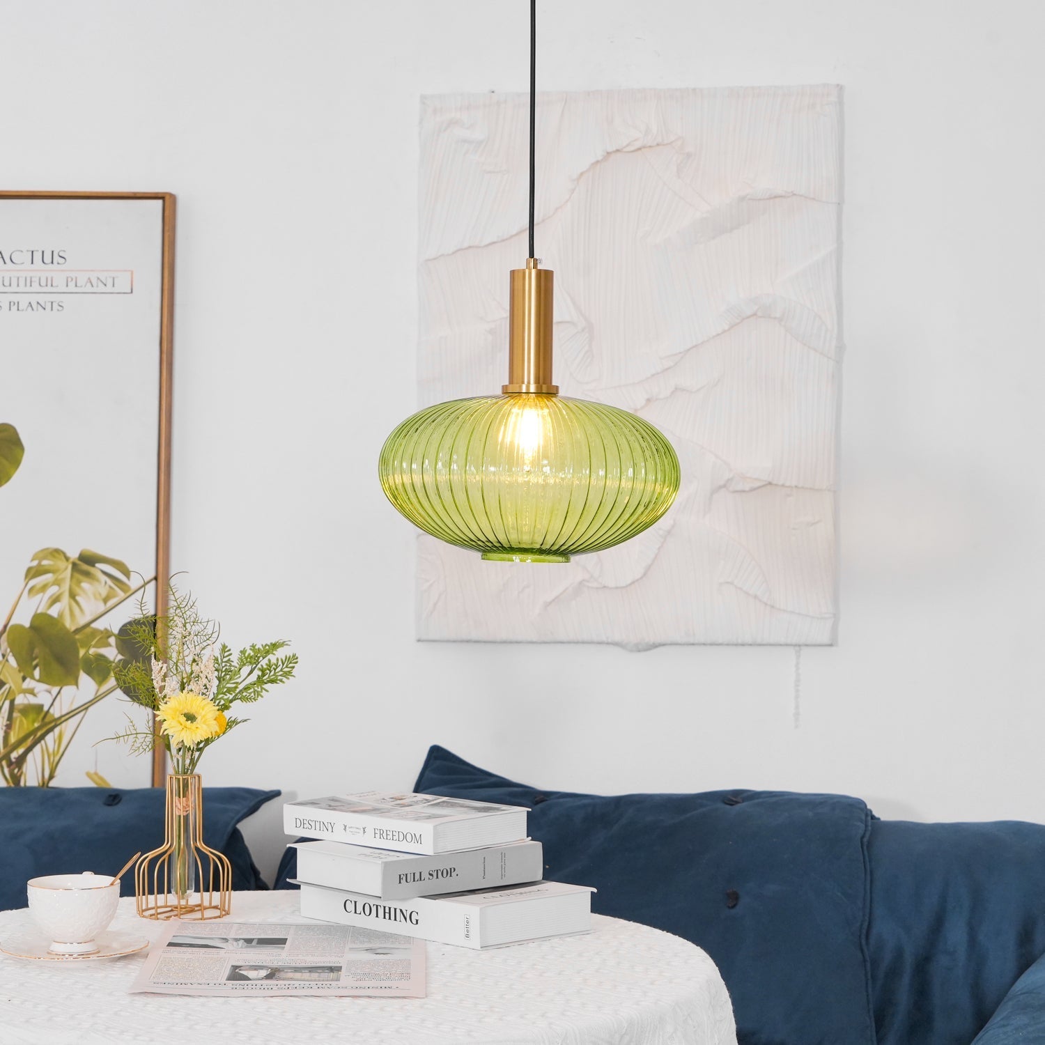 Elara Ribbed Pendant Lamp - Neutralighting