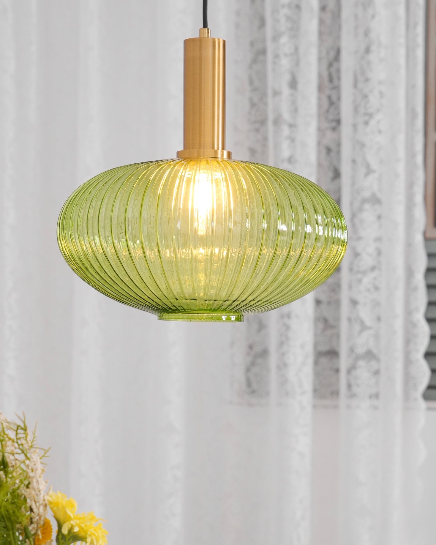 Elara Ribbed Pendant Lamp - Neutralighting