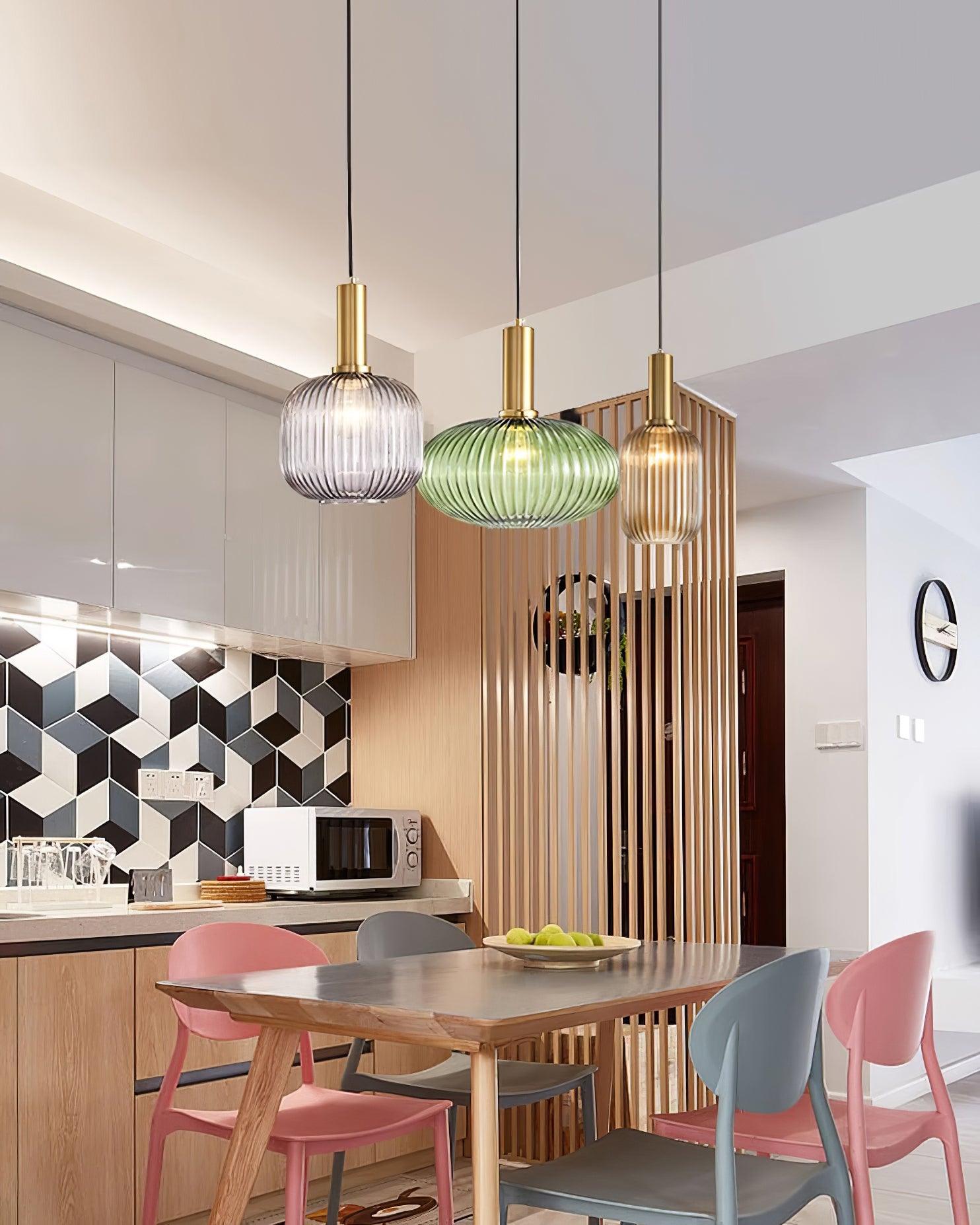 Elara Ribbed Pendant Lamp - Neutralighting