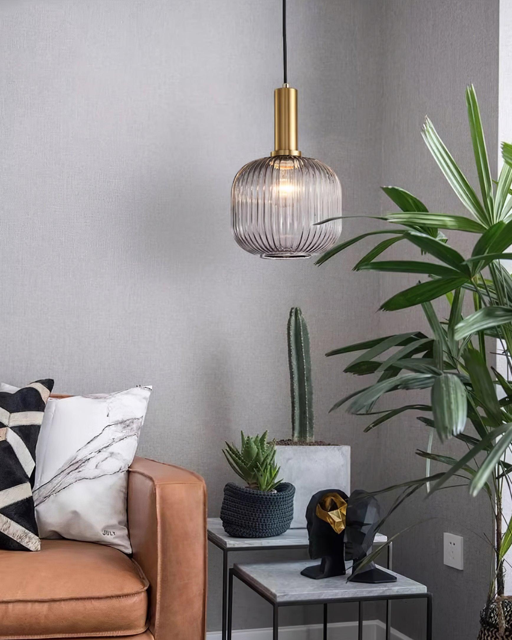 Elara Ribbed Pendant Lamp - Neutralighting