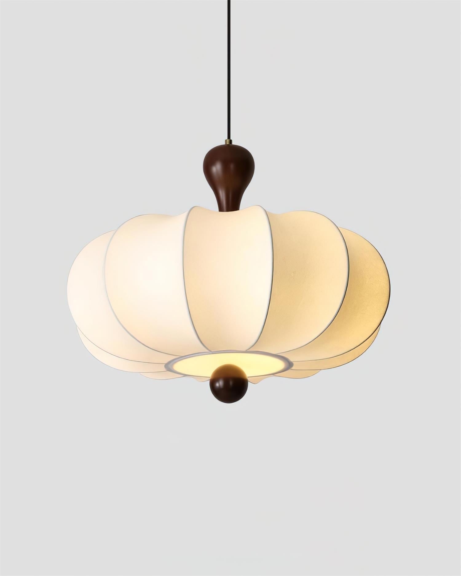 Jovian White Sculpted Pendant Lamp - Neutralighting