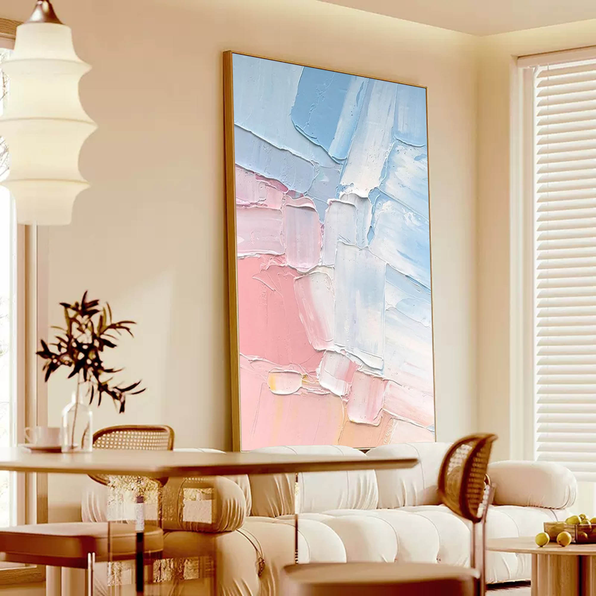 Abstract Canvas Art AB042 - Neutralighting