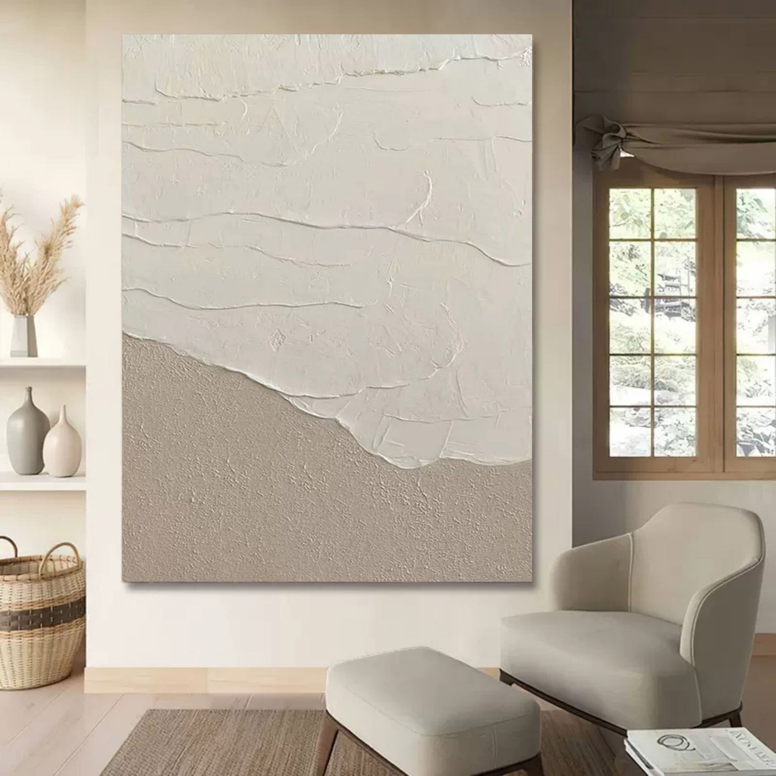 Wall Art Square Abstract Coastal Dune