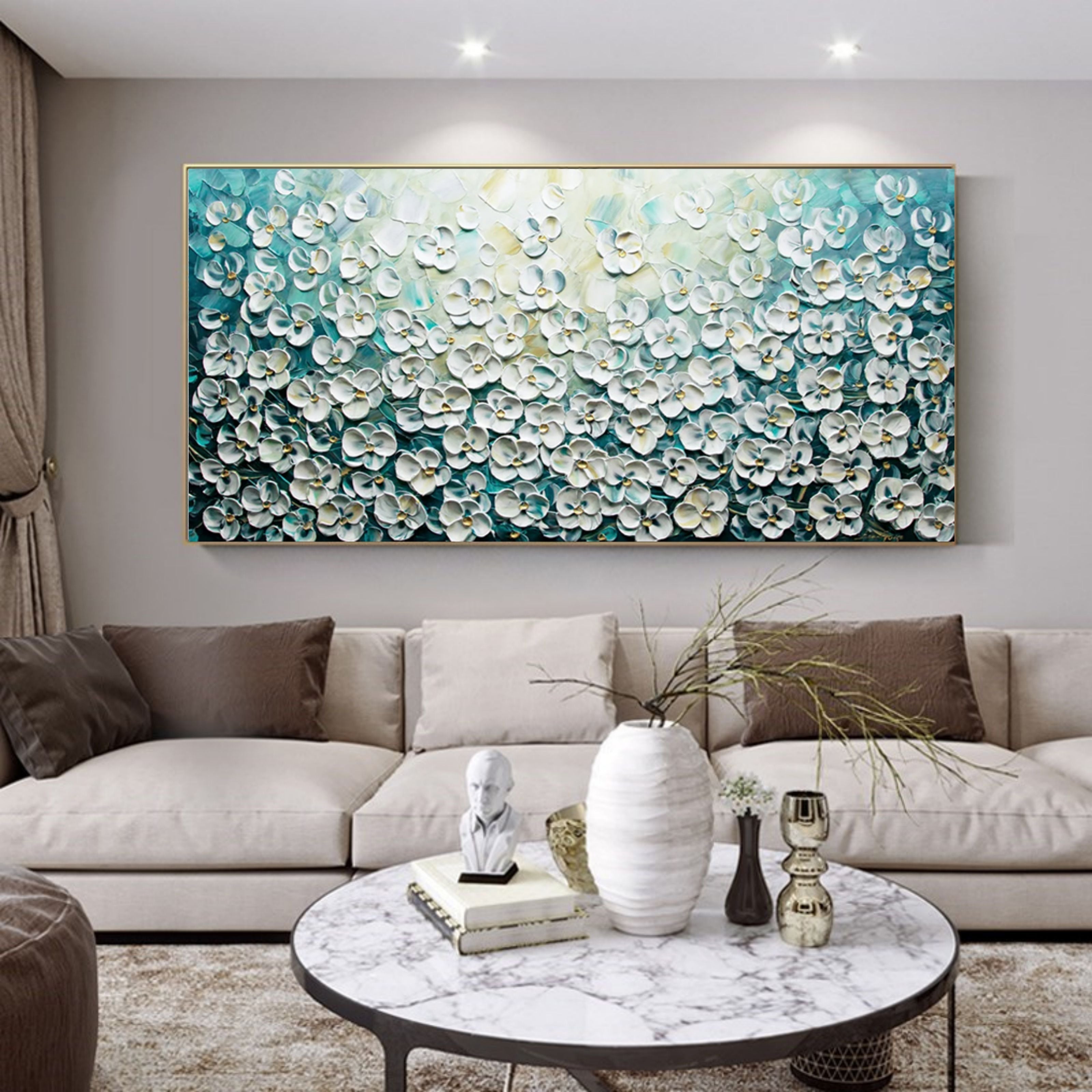 Plaster Art Texture Painting SG051 - Neutralighting