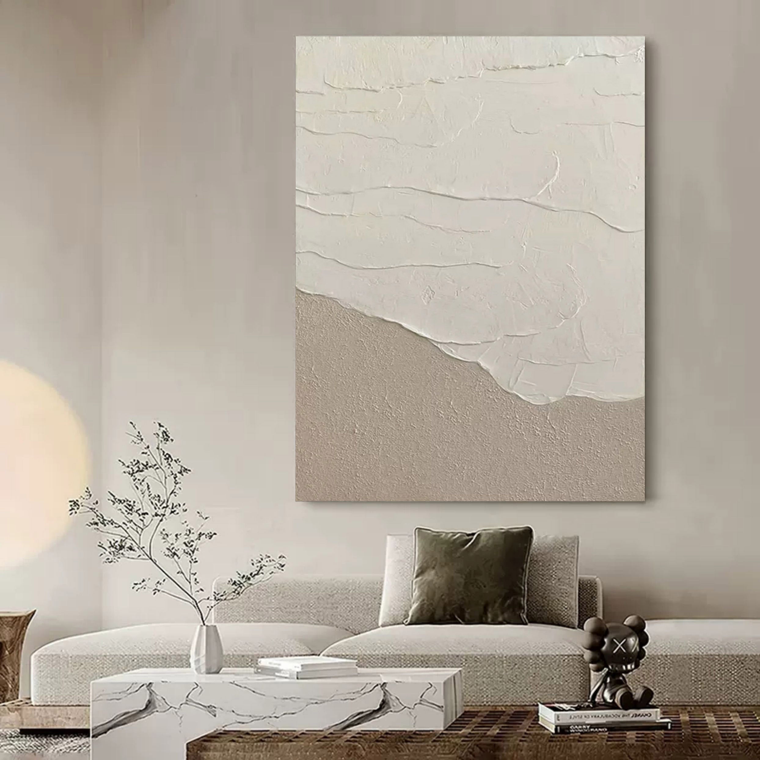 Wall Art Square Abstract Coastal Dune