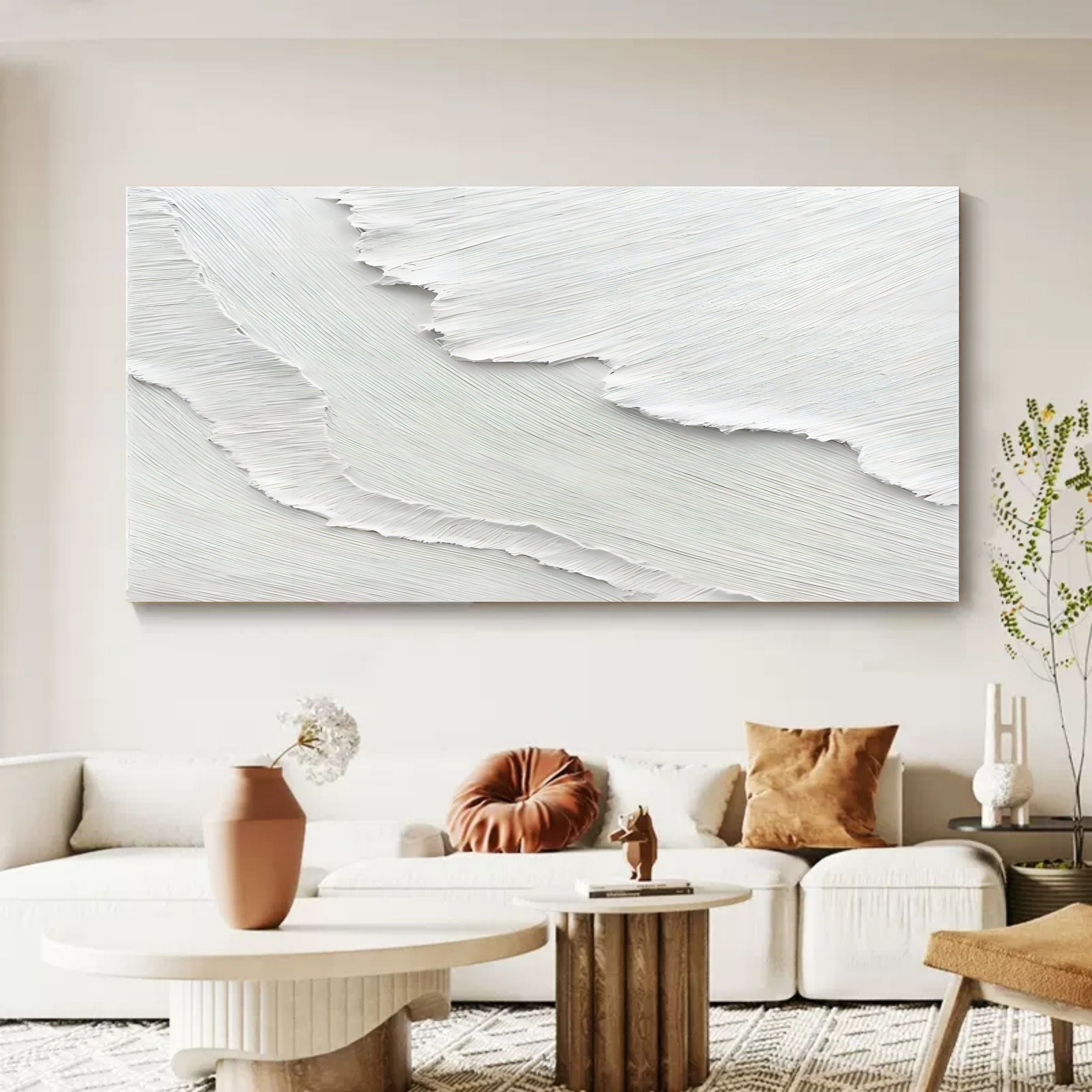Plaster Art Texture Painting SG092 - Neutralighting