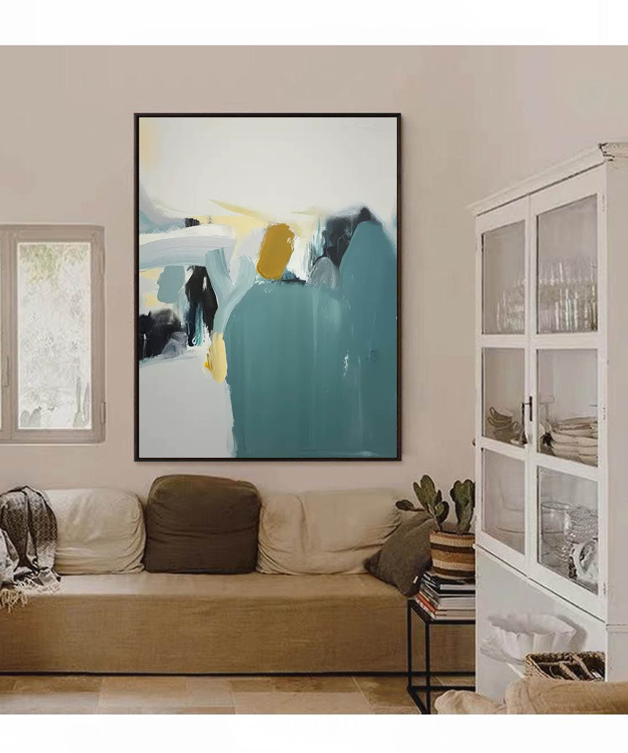 Abstract Canvas Art AB230 - Neutralighting