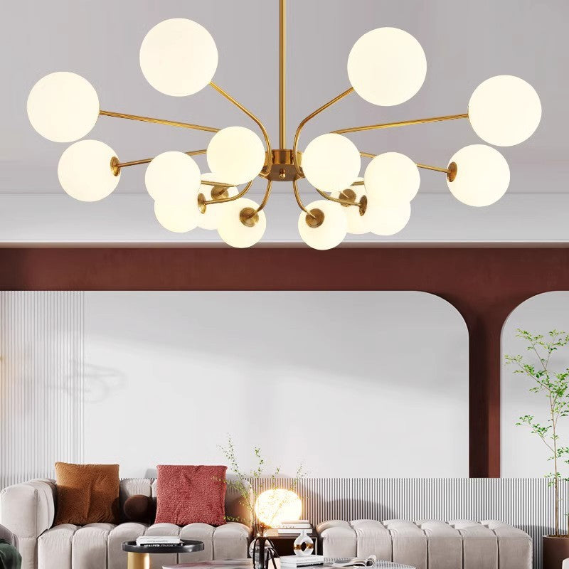 Valentina Modern LED Chandelier Chrome/Gold Living Room/Bedroom - Neutralighting