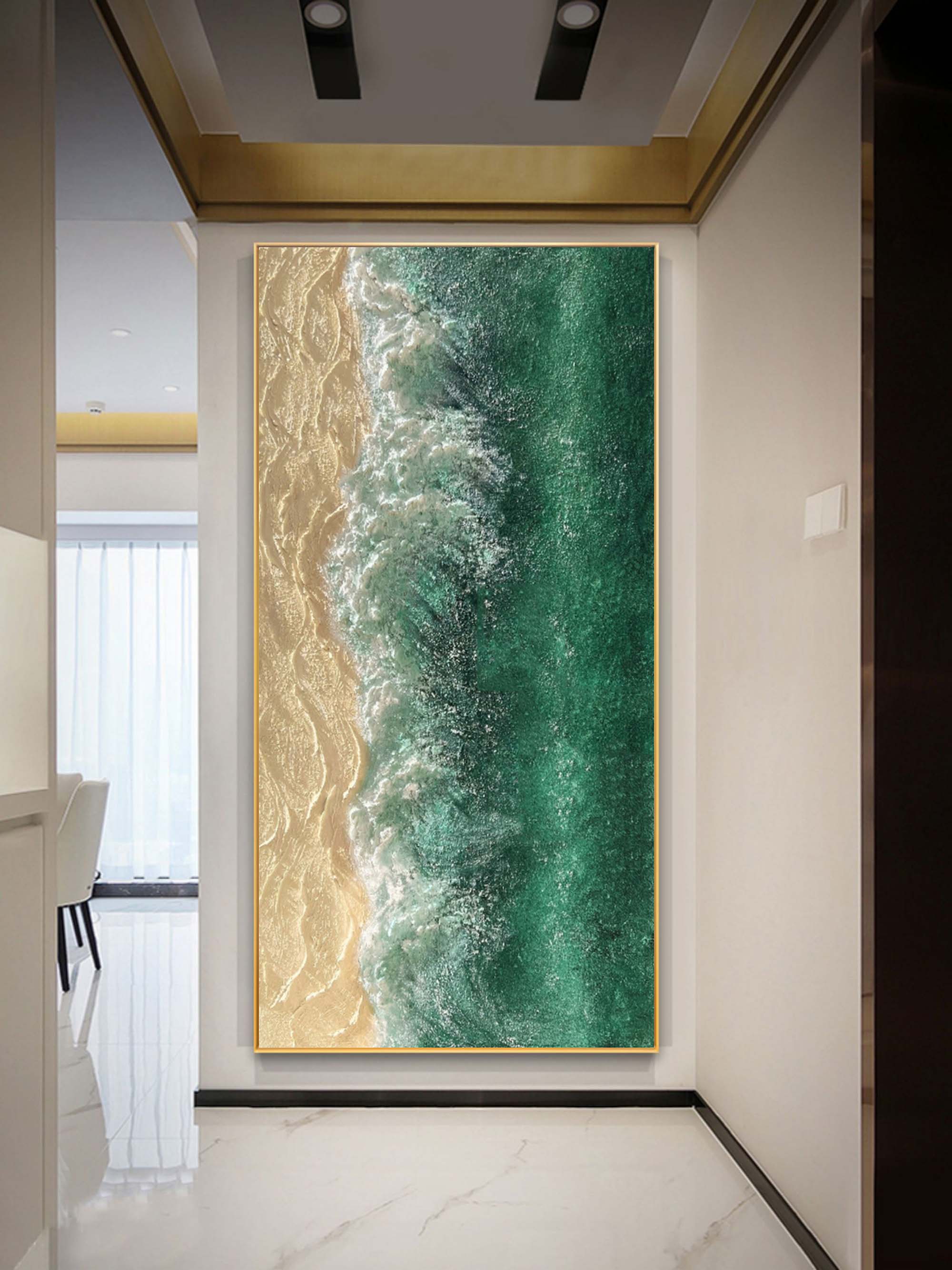 Plaster Art Texture Painting SG226 - Neutralighting