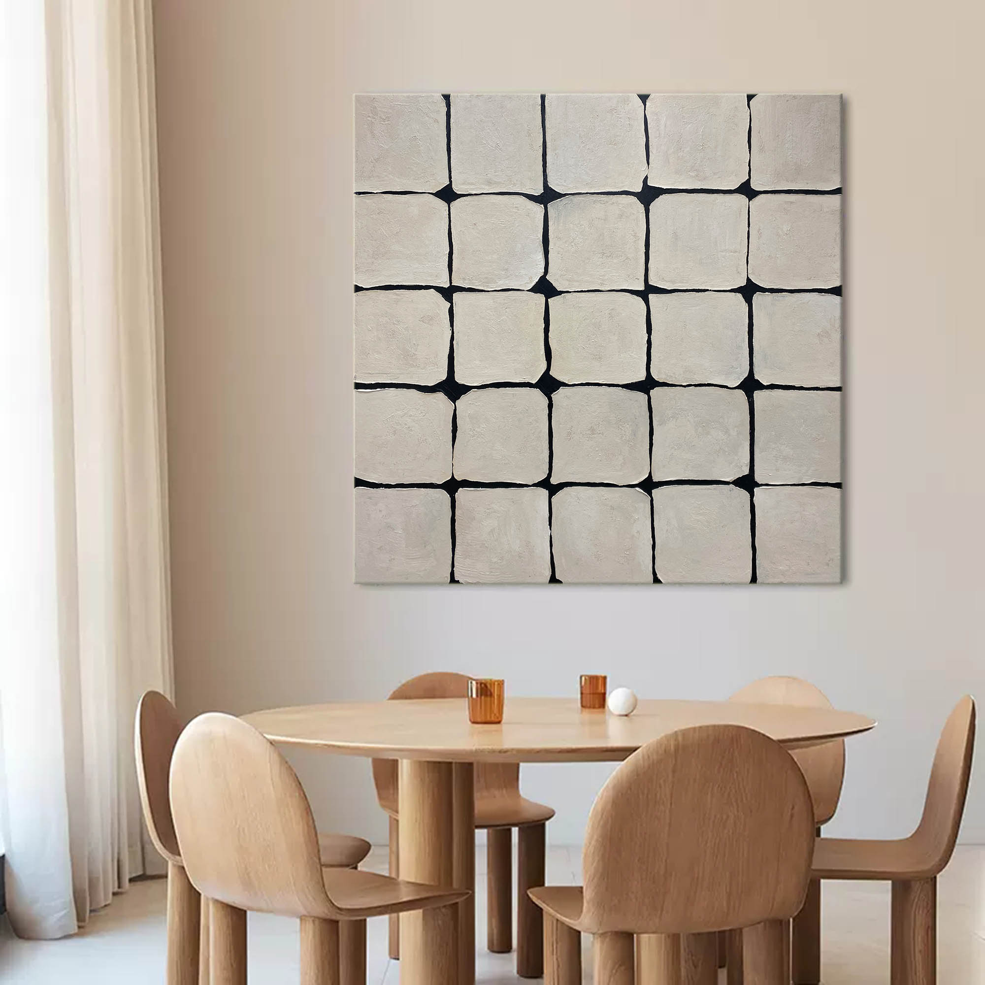 Wall Art Wabi-Sabi Minimalist Geometric