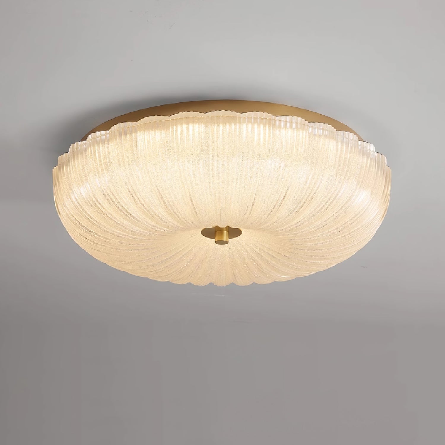 Halo Ceiling Light Ripple Glass - Neutralighting