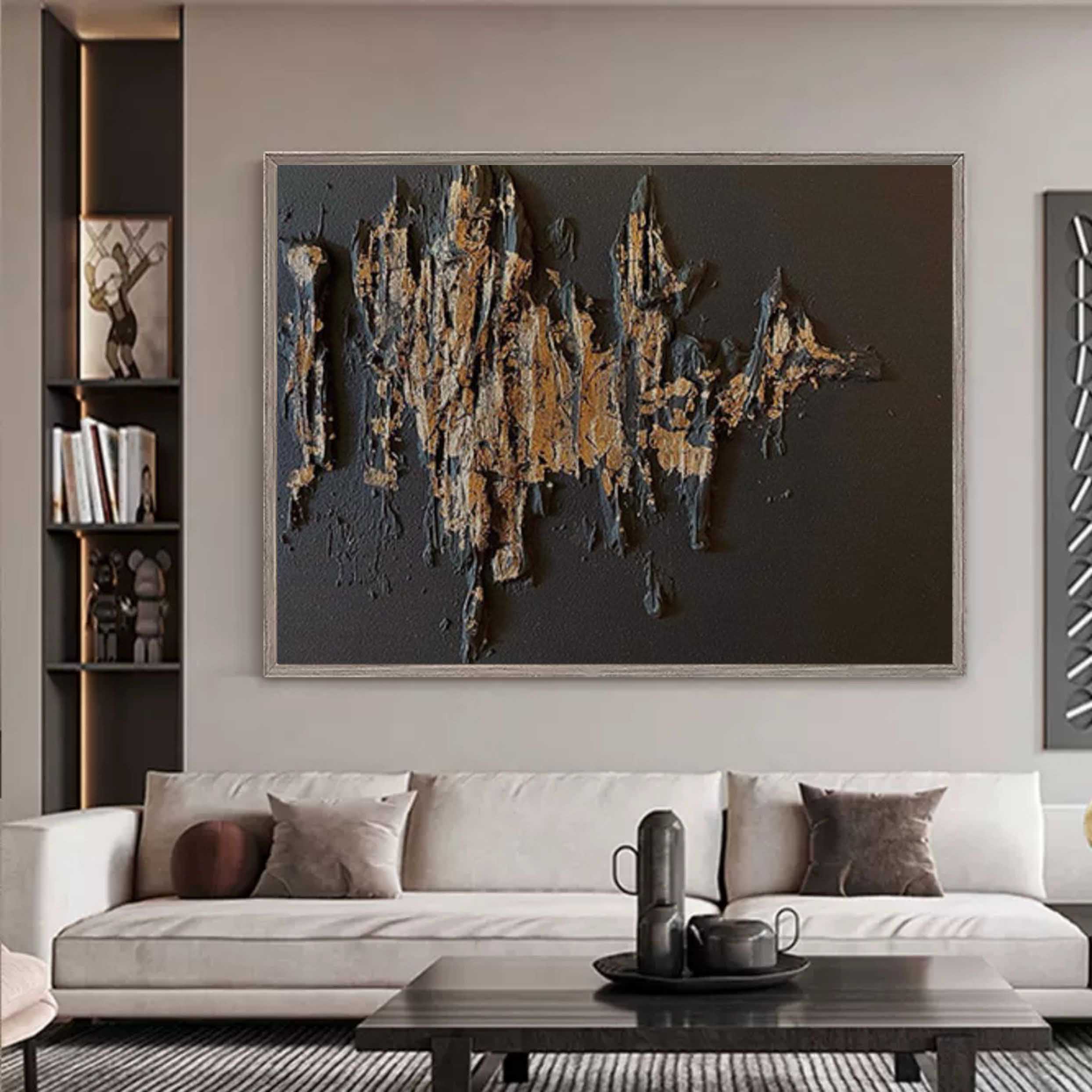 Plaster Art Texture Painting SG220 - Neutralighting