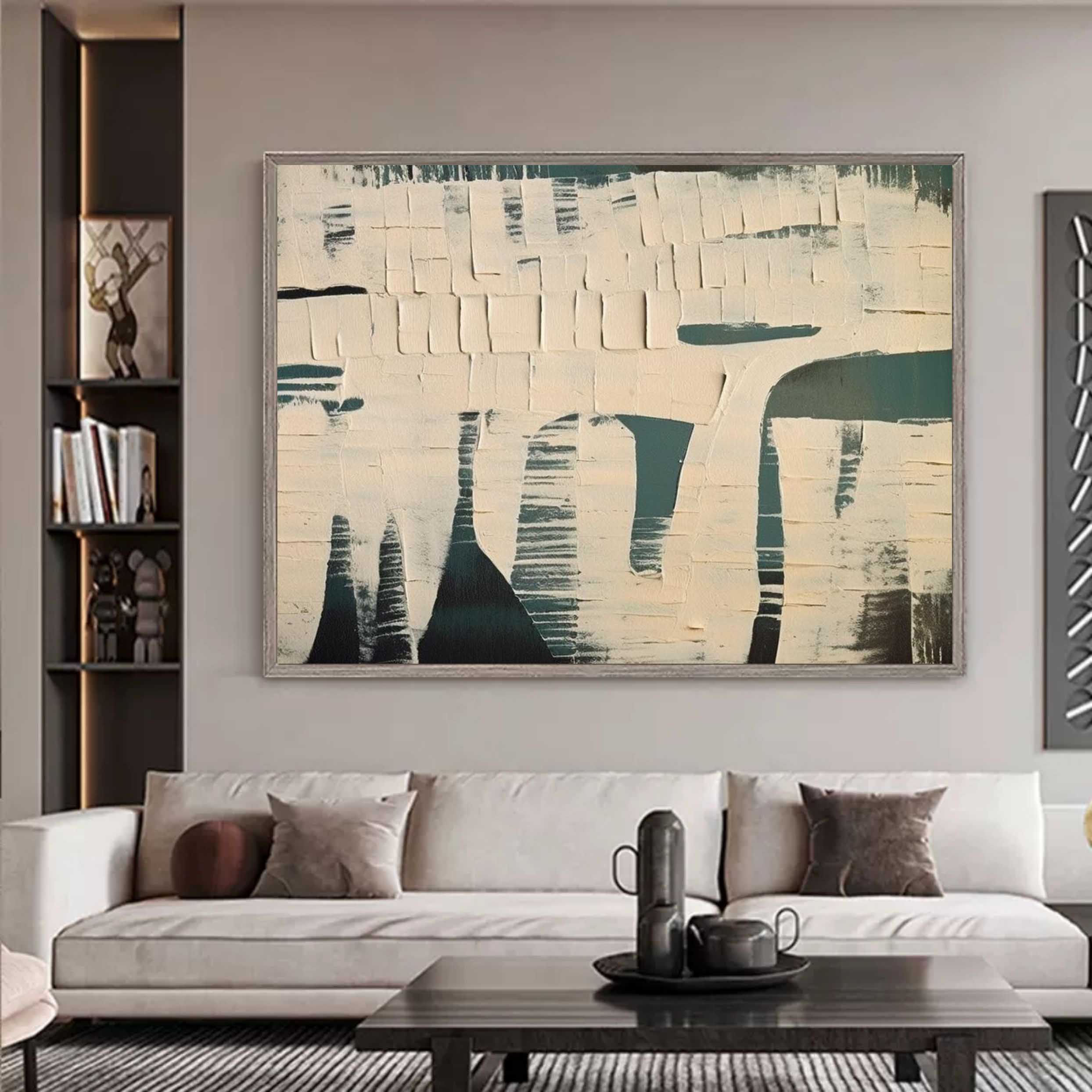 Plaster Art Texture Painting SG252 - Neutralighting
