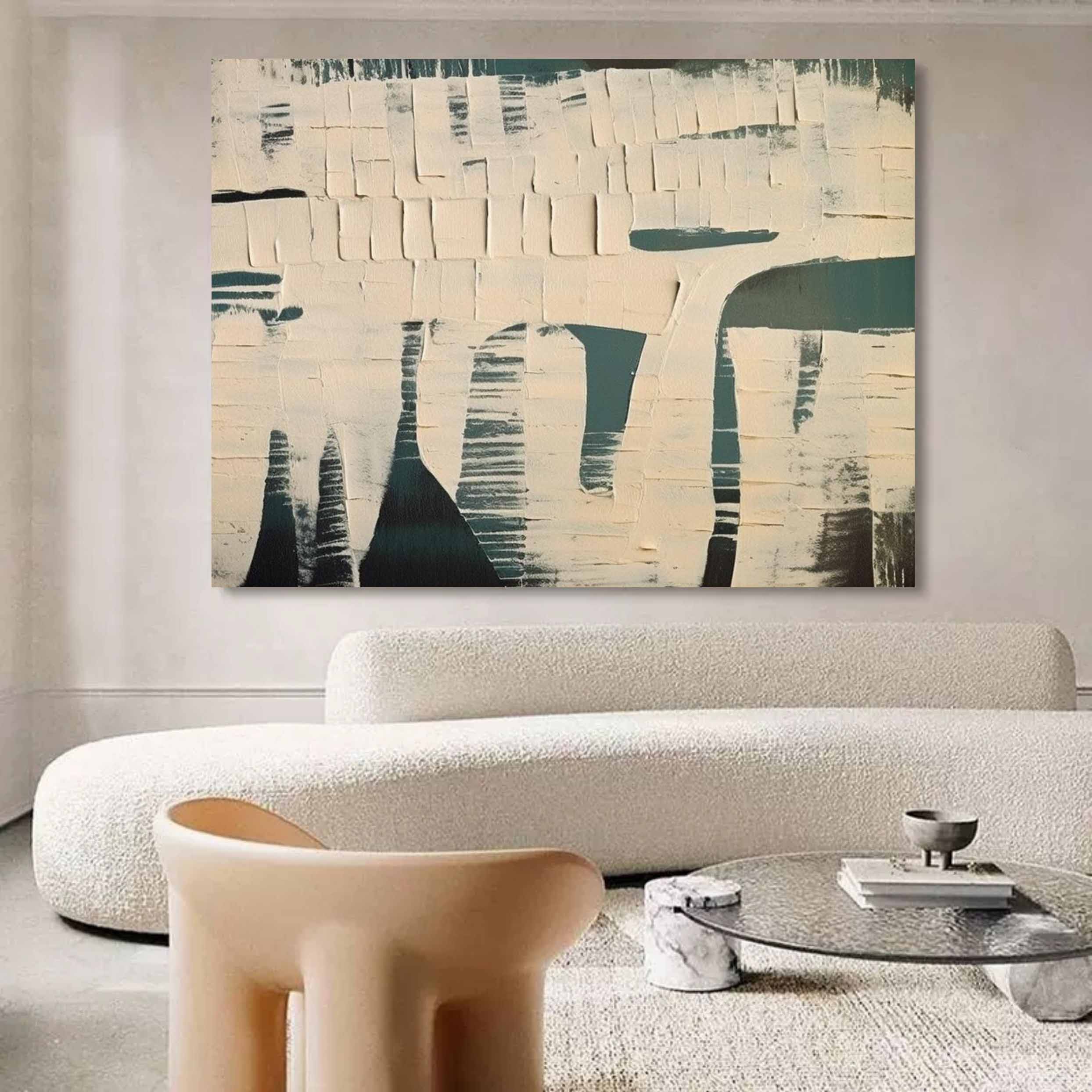 Plaster Art Texture Painting SG252 - Neutralighting