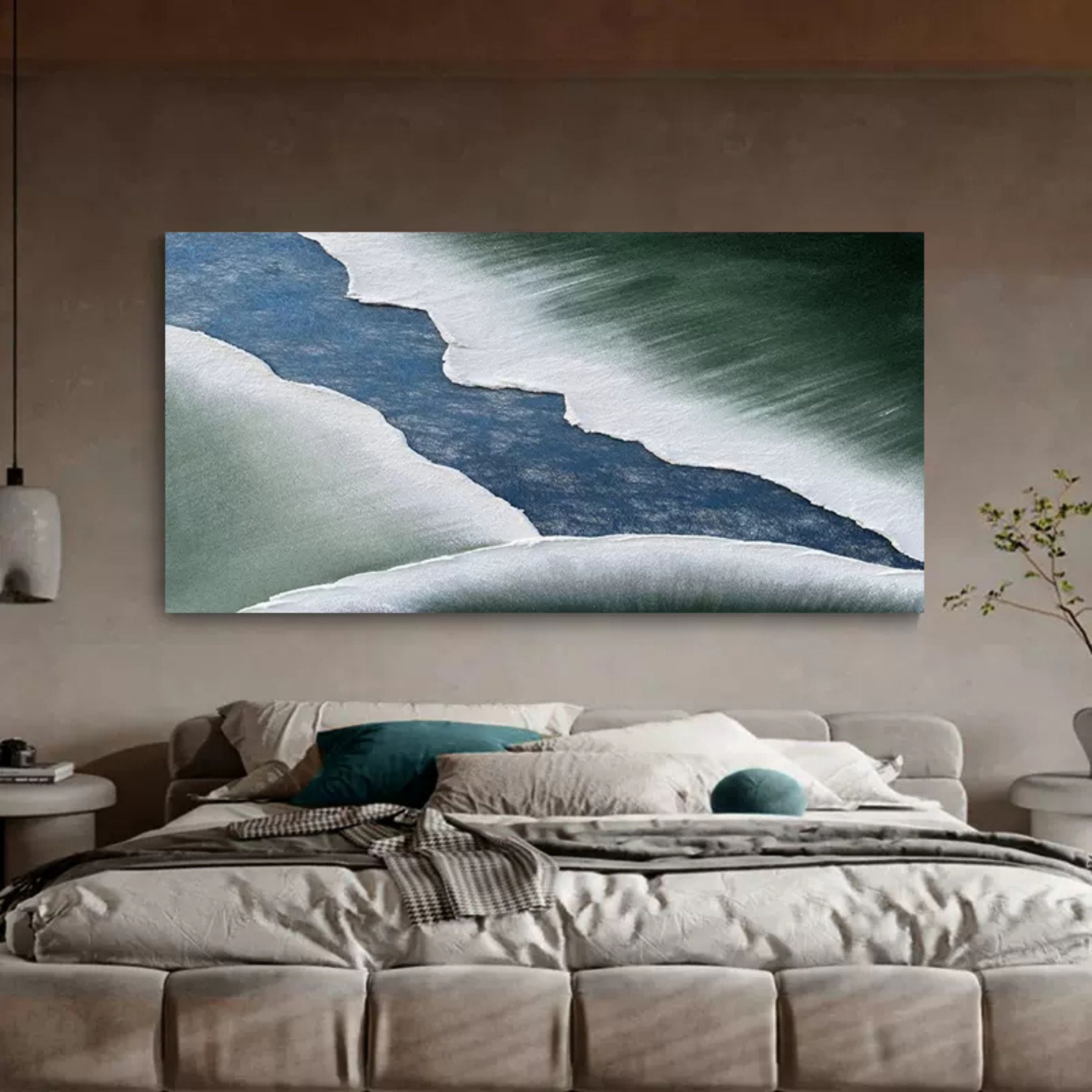 Plaster Art Texture Painting SG089 - Neutralighting