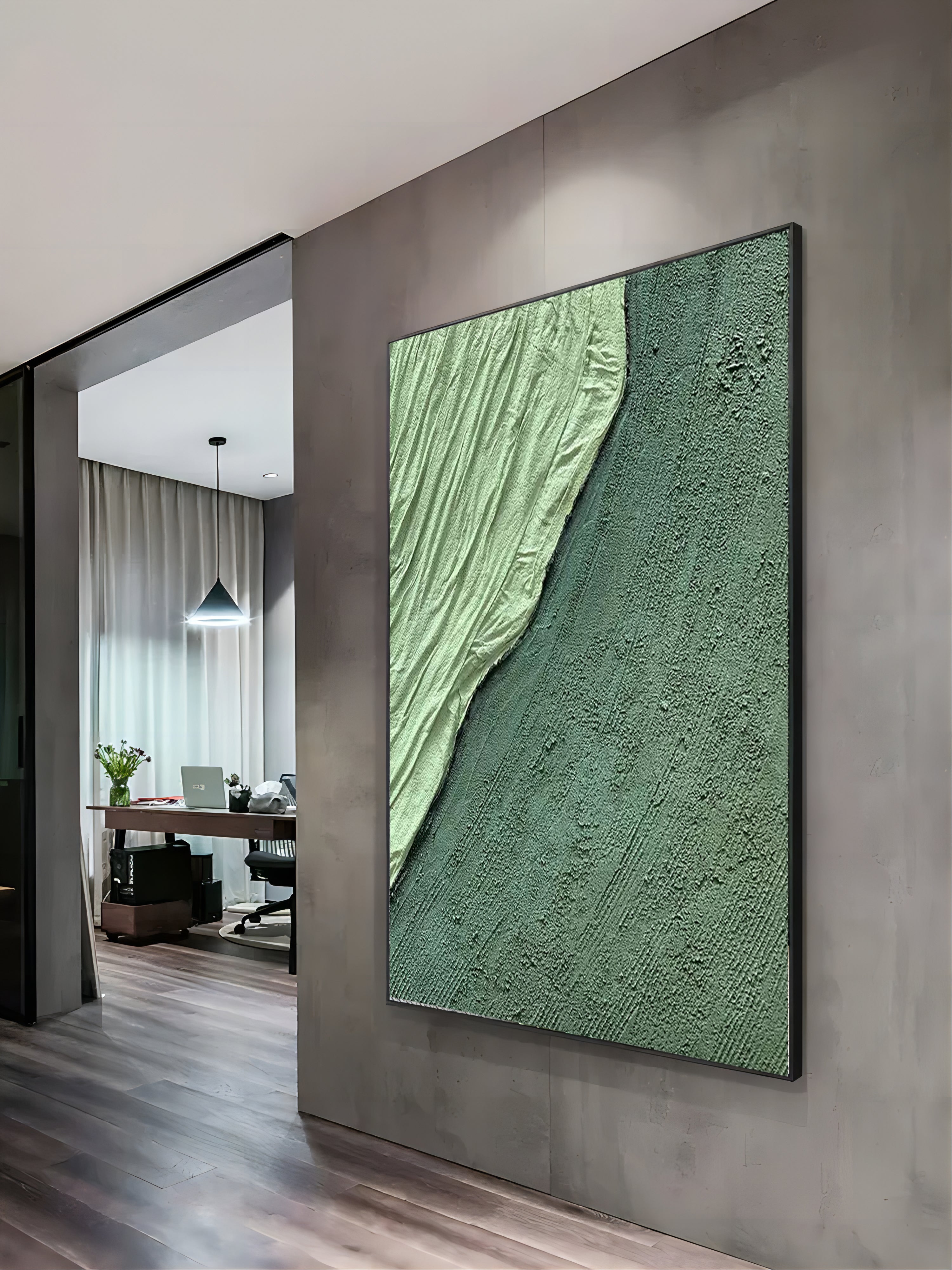 Plaster Art Texture Painting SG002 - Neutralighting