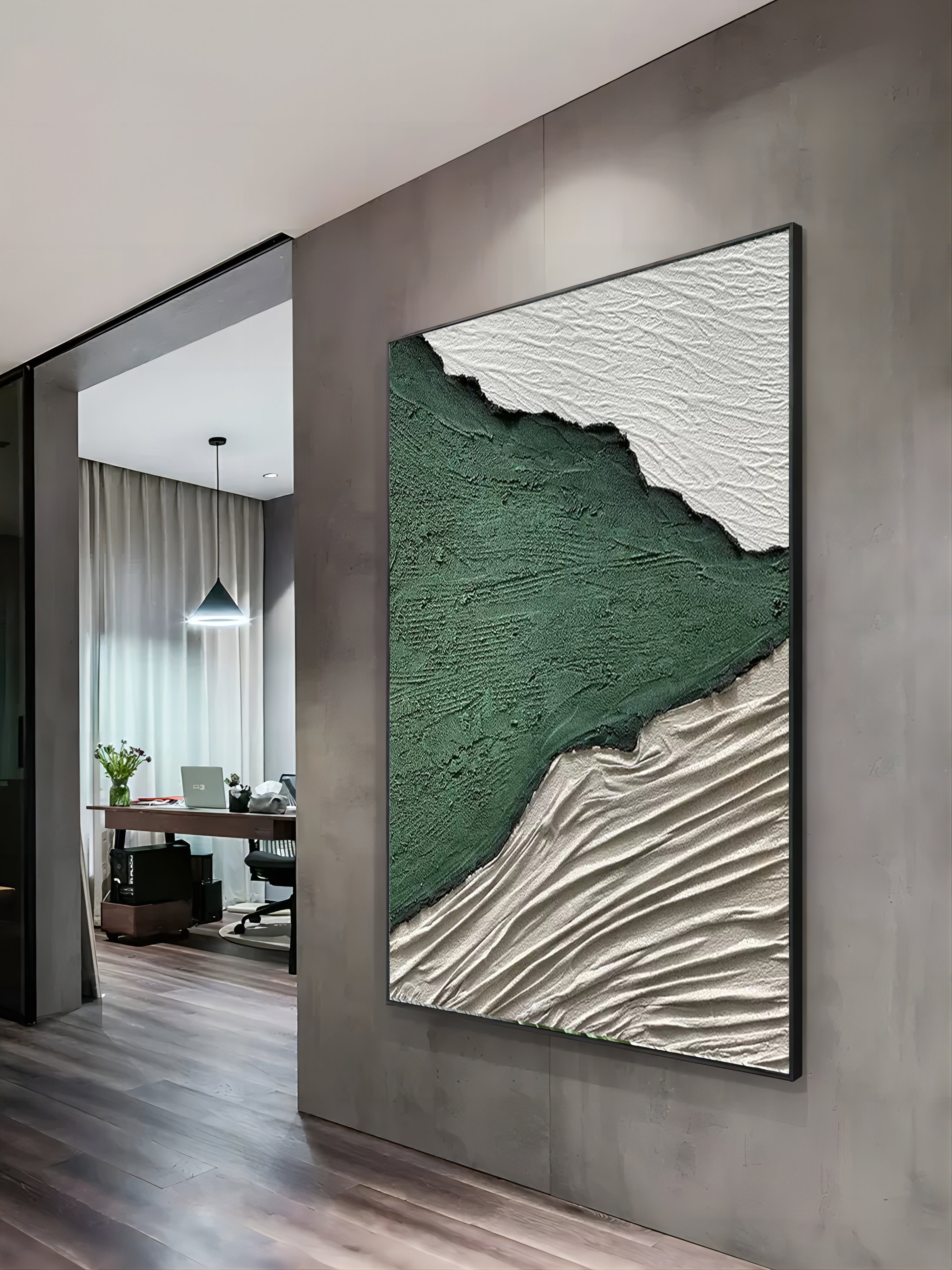 Plaster Art Texture Painting SG005 - Neutralighting
