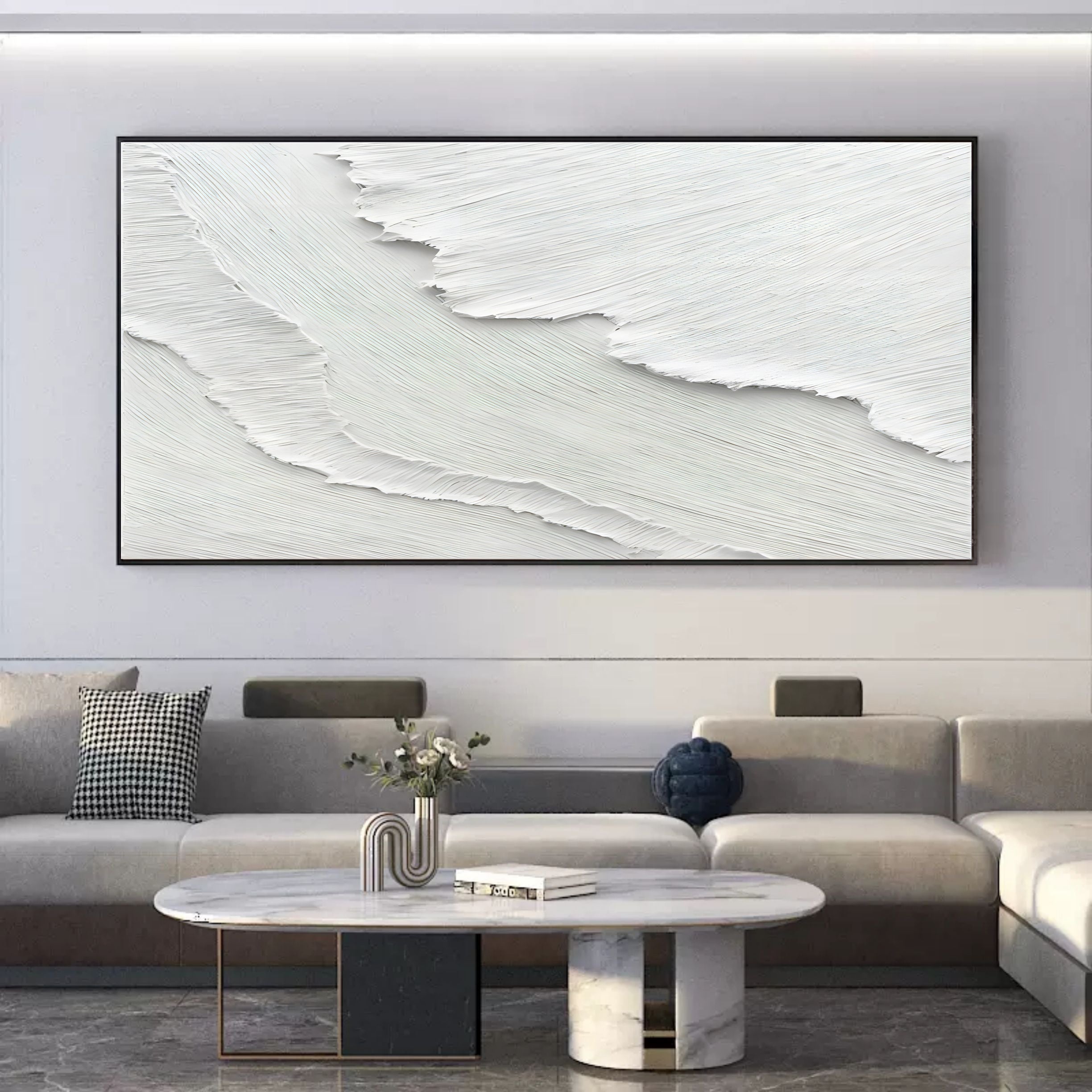 Plaster Art Texture Painting SG092 - Neutralighting