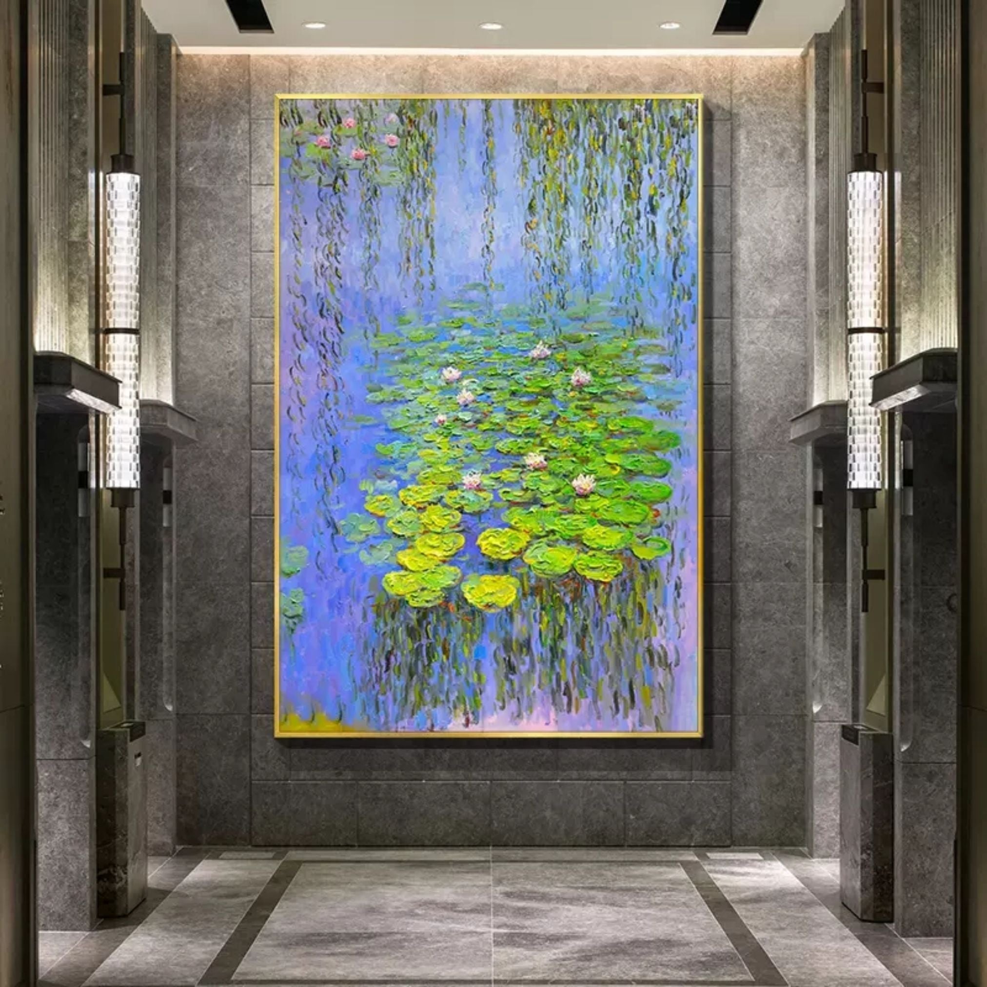 Plaster Art Texture Painting SG038 - Neutralighting